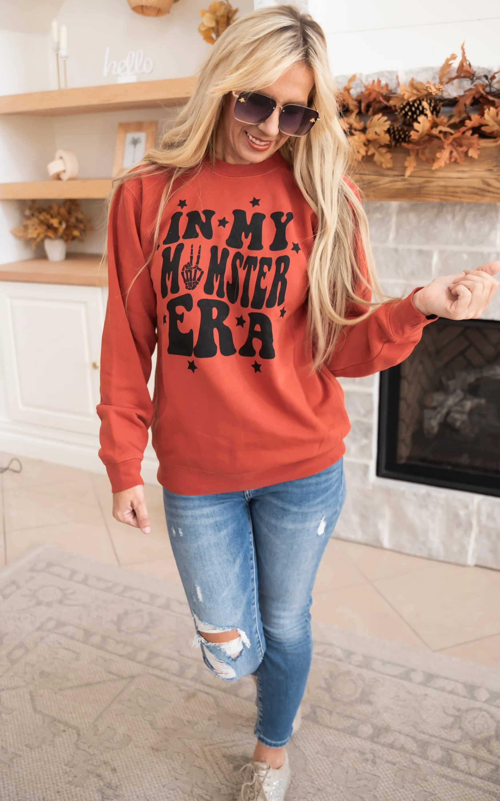 In My Momster Era Graphic Sweatshirt*- FINAL SALE