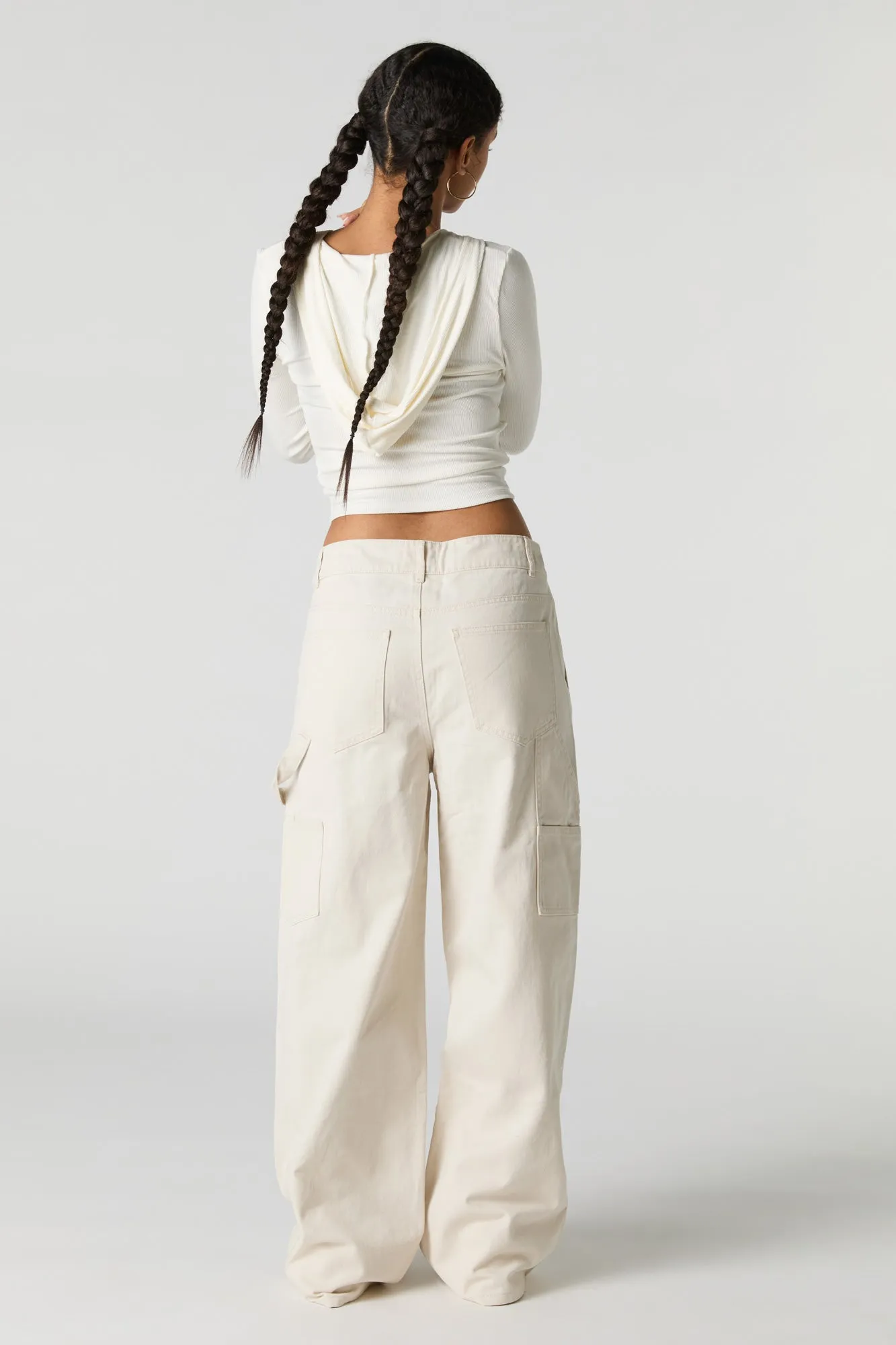 Jean de menuisier cargo baggy