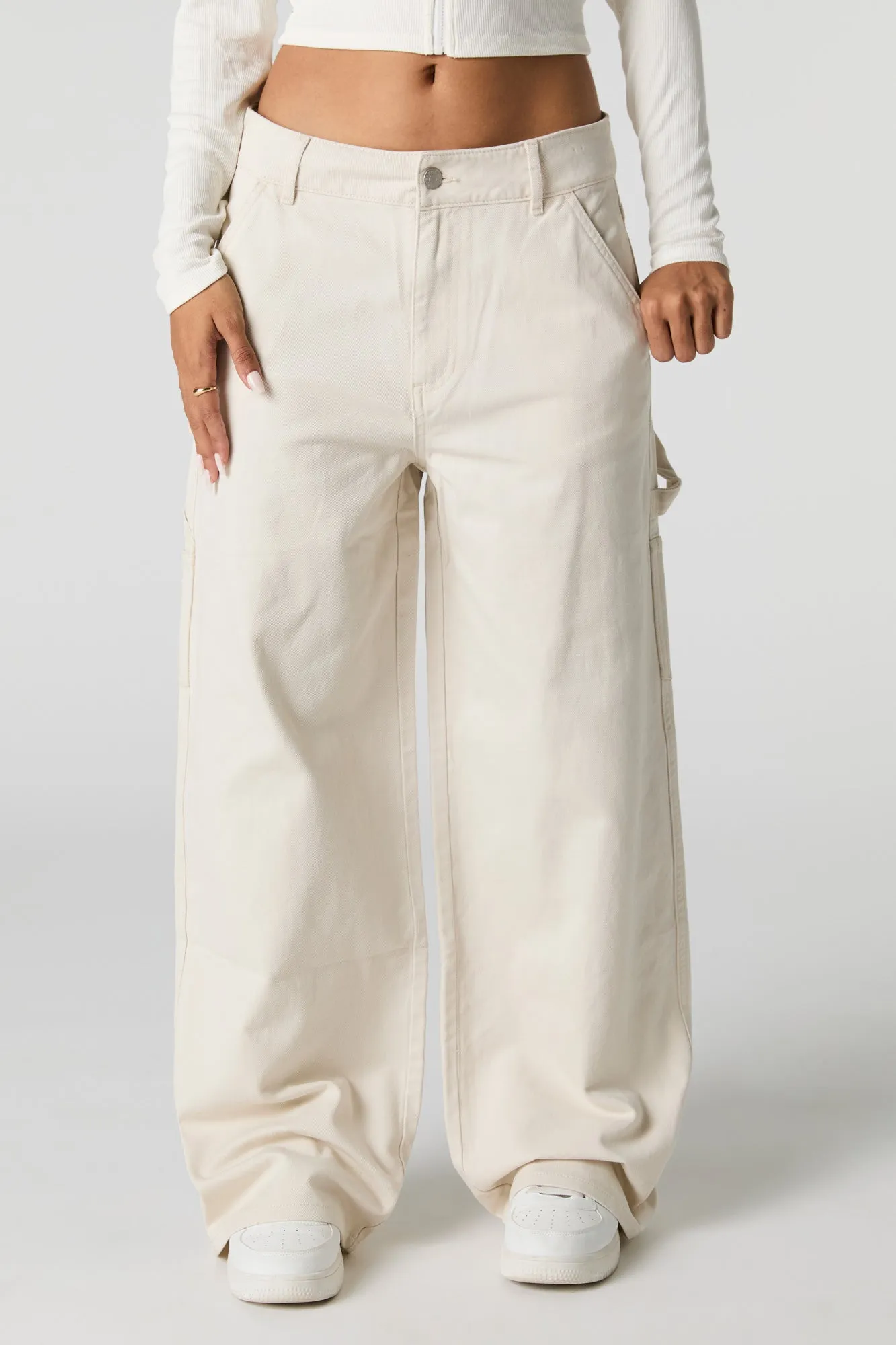 Jean de menuisier cargo baggy