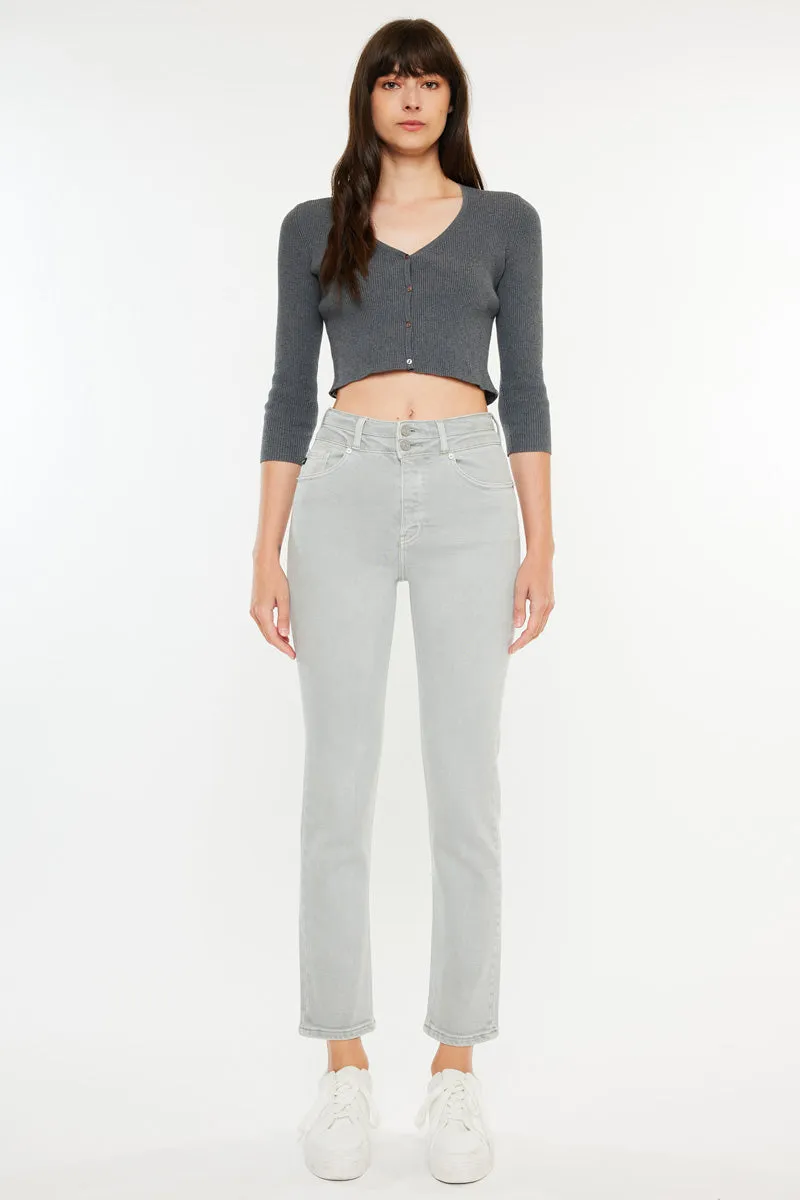 Jo High Rise Slim Straight
