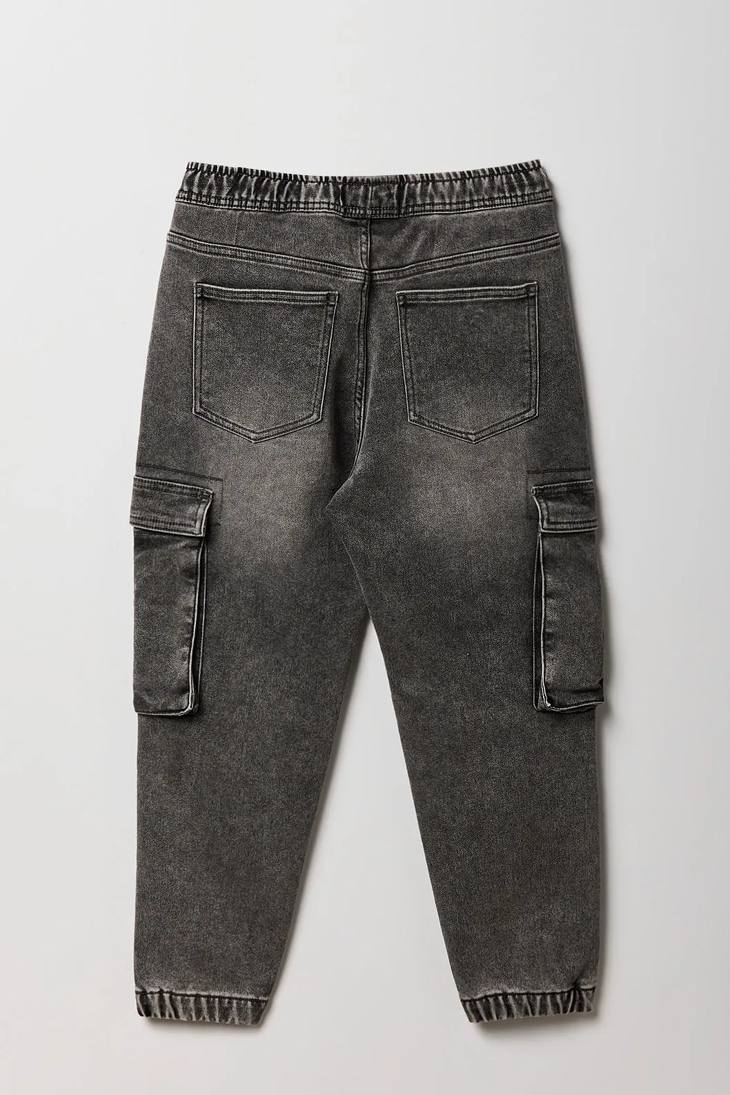 Jogger cargo en denim pour garçon