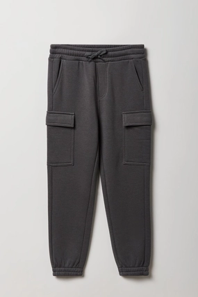 Jogger cargo en molleton classique pour garçon