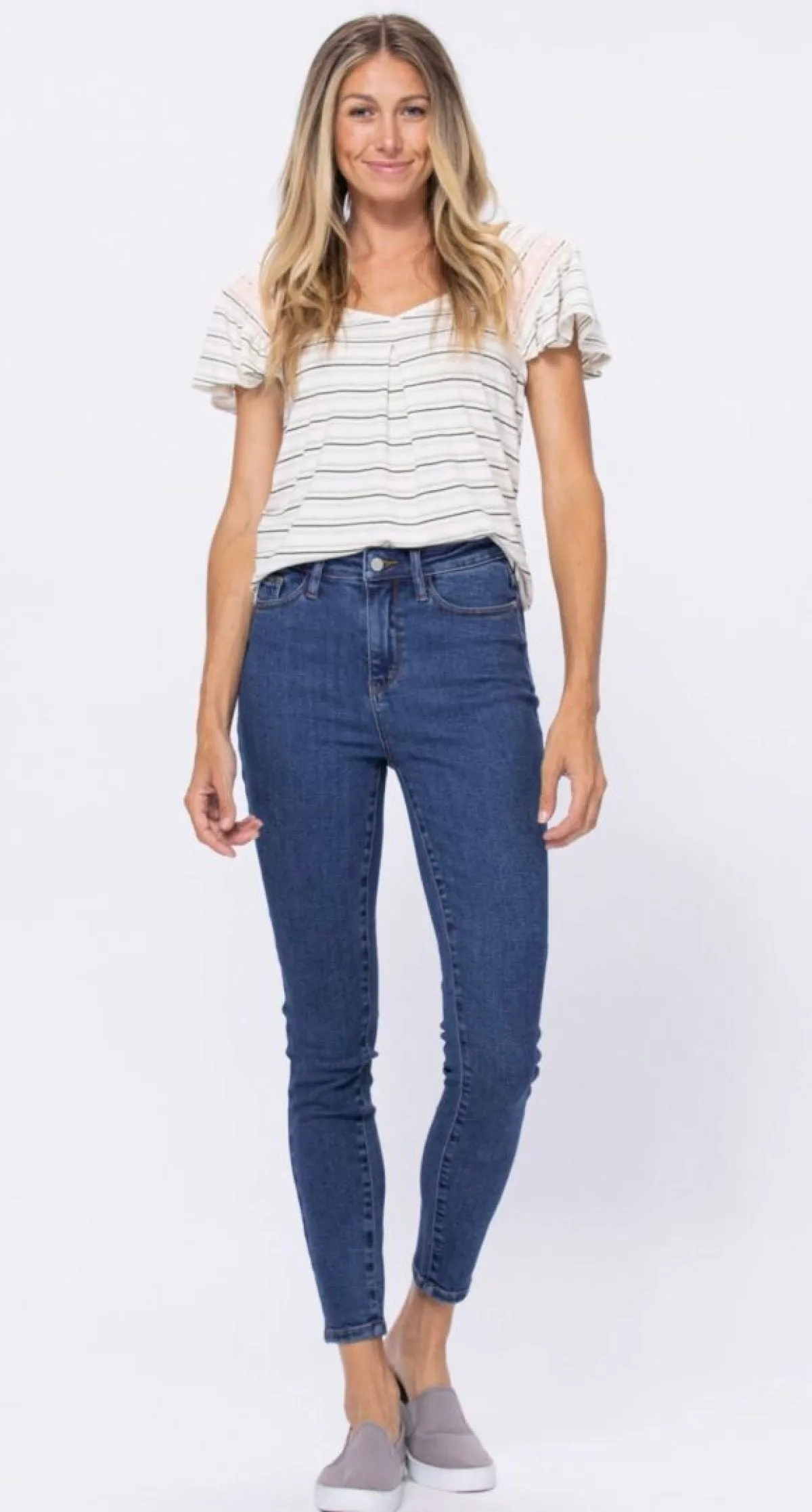 Judy Blue Stonewash High Rise Skinny Jeans