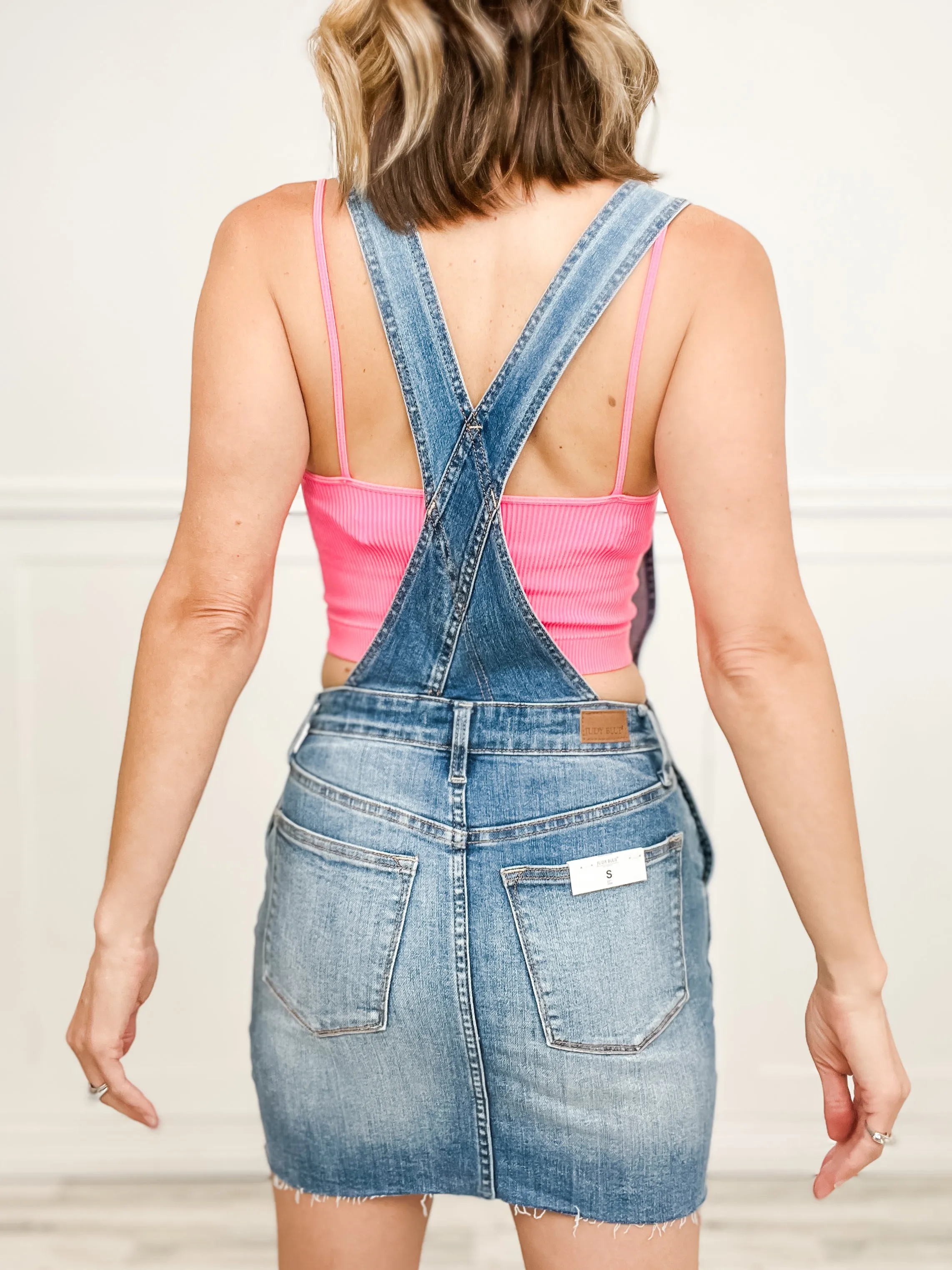 Judy Blue Tanya High Waist Overall Denim Skirt
