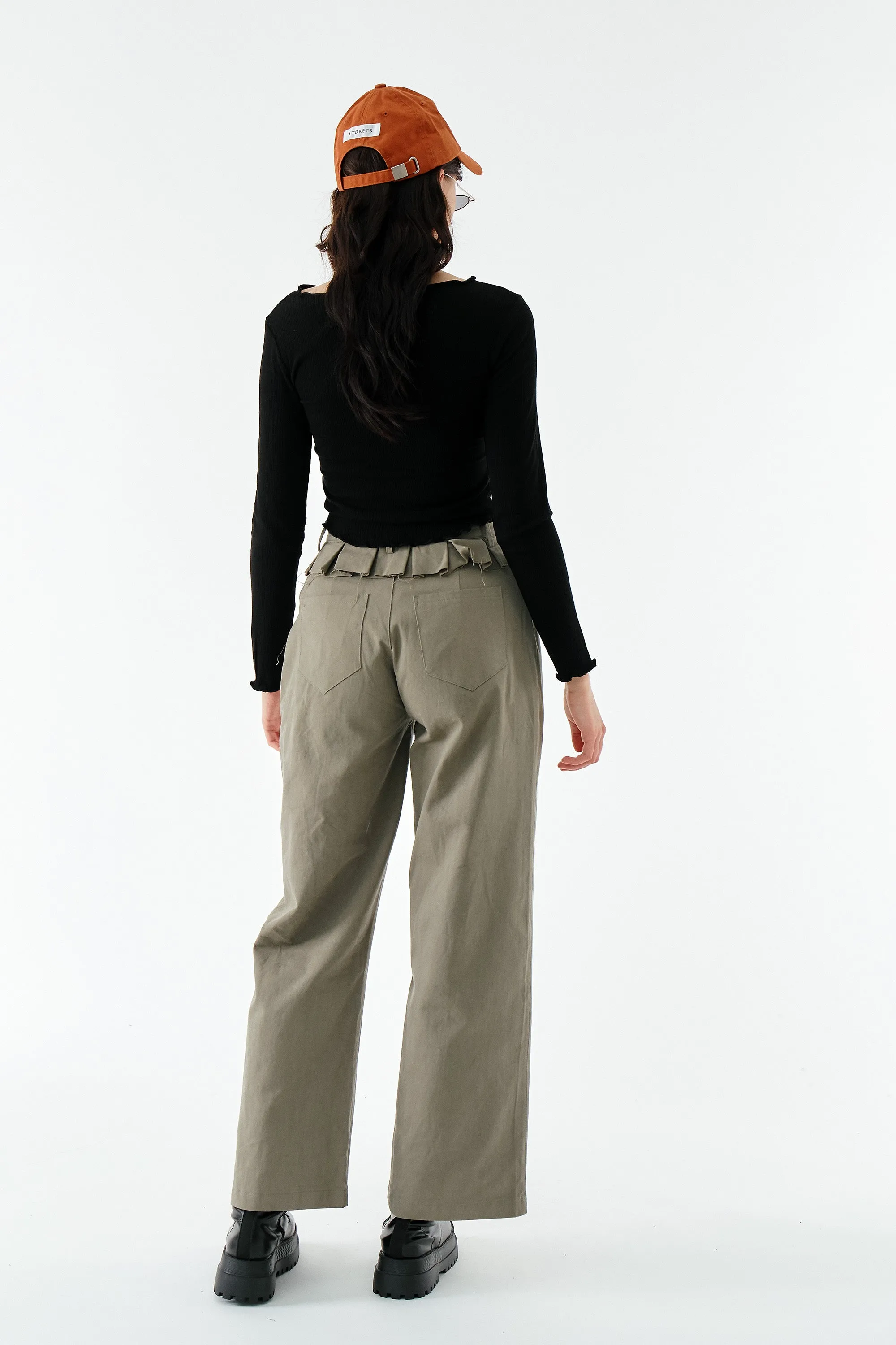 Layla Oversized Jeans w/Pleats