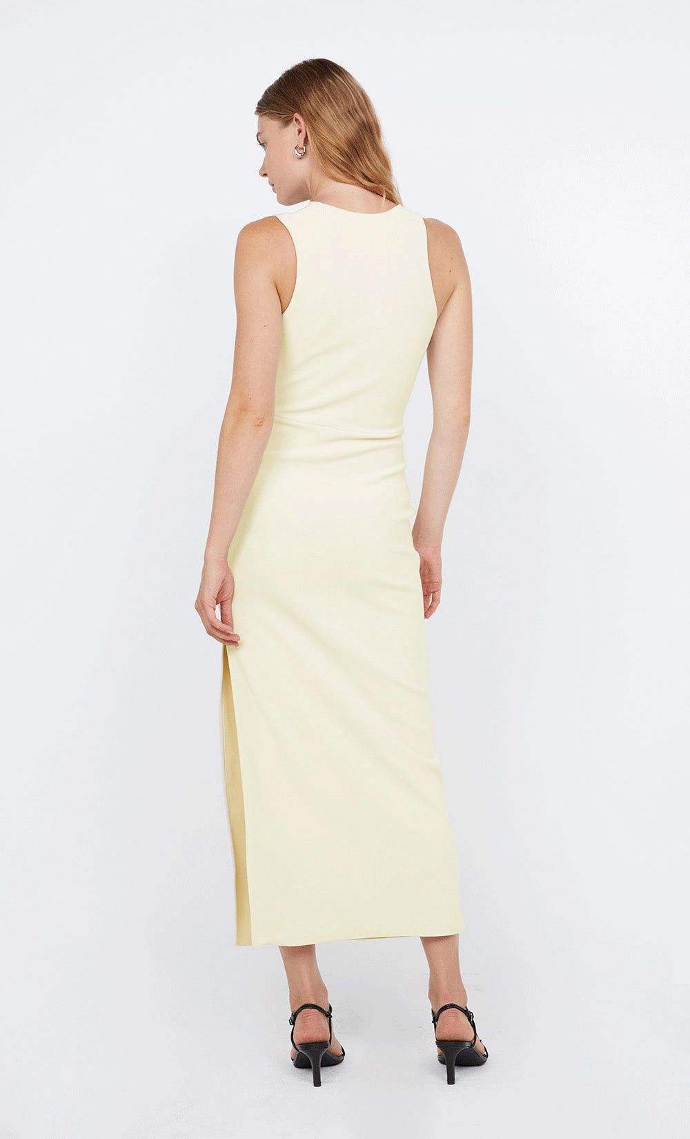 LETTY MIDI DRESS - LEMON