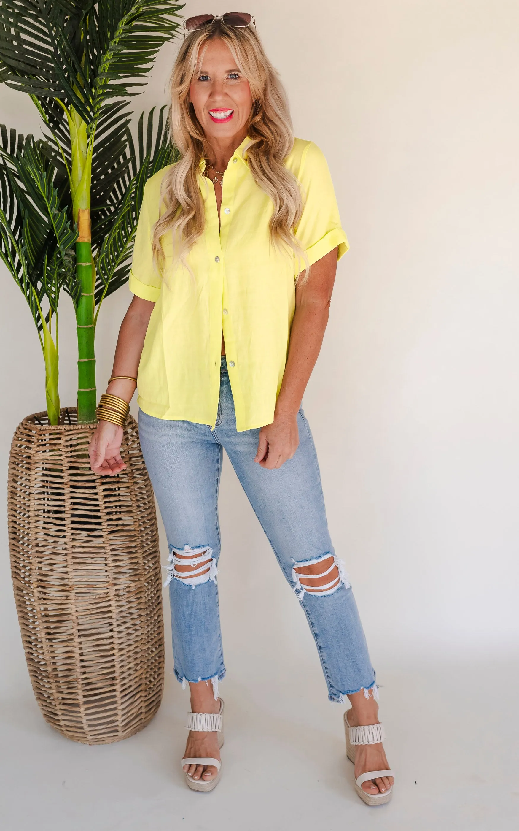 LOVERVET | Miracles High Rise Kick Flare Denim Jeans - Final Sale**