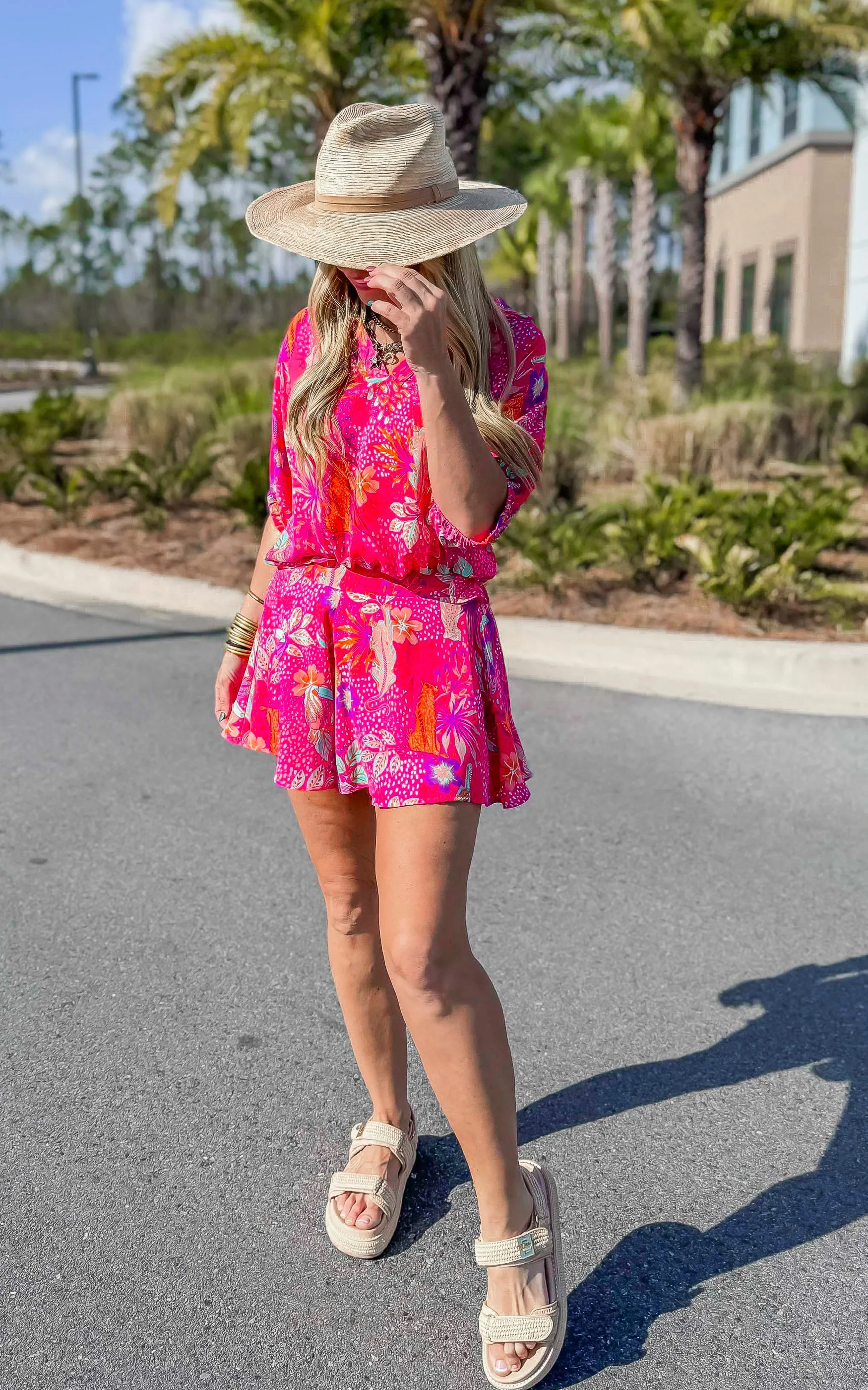 Lulu Jungle Party Swing Shorts** - Final Sale