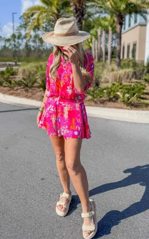 Lulu Jungle Party Swing Shorts** - Final Sale