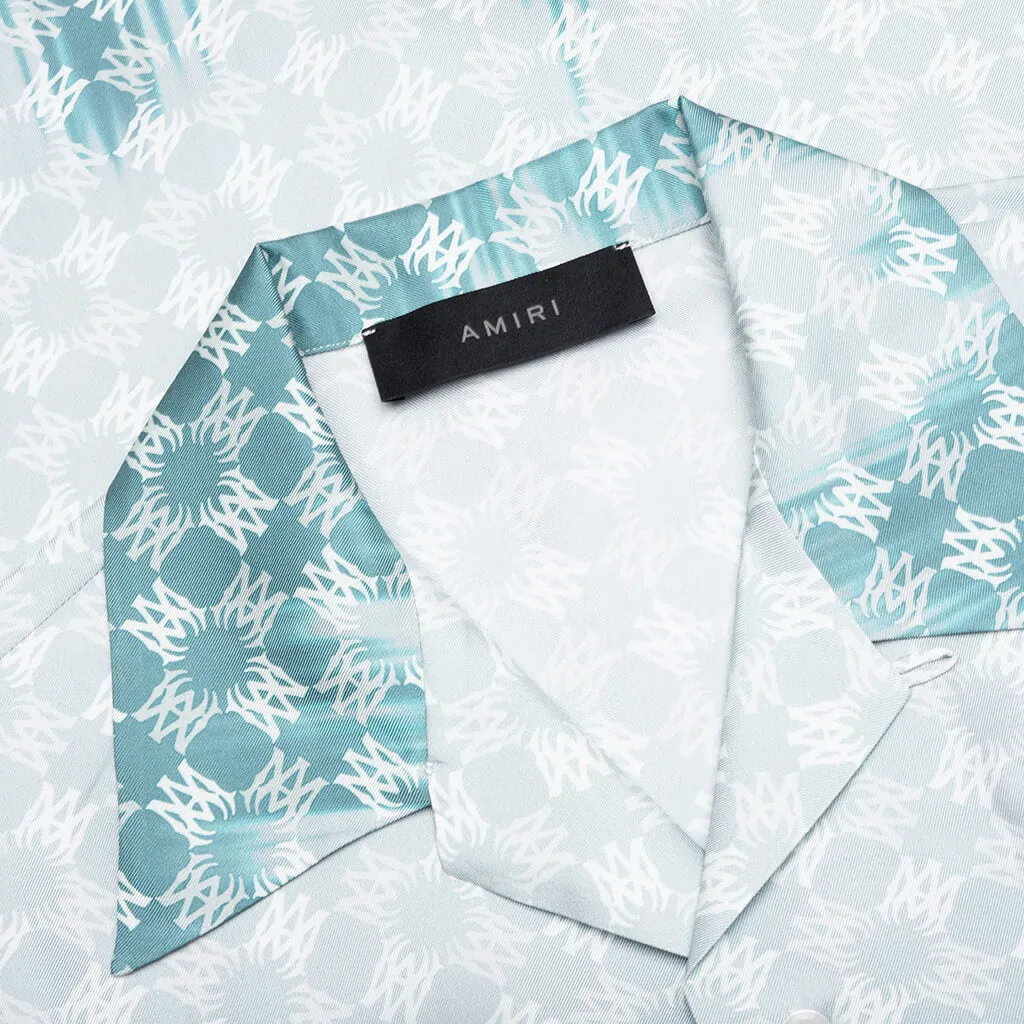MA Quad Bleached Camp Shirt - Marine