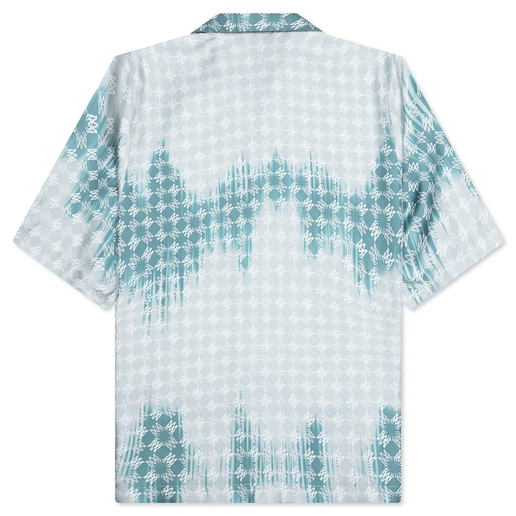 MA Quad Bleached Camp Shirt - Marine