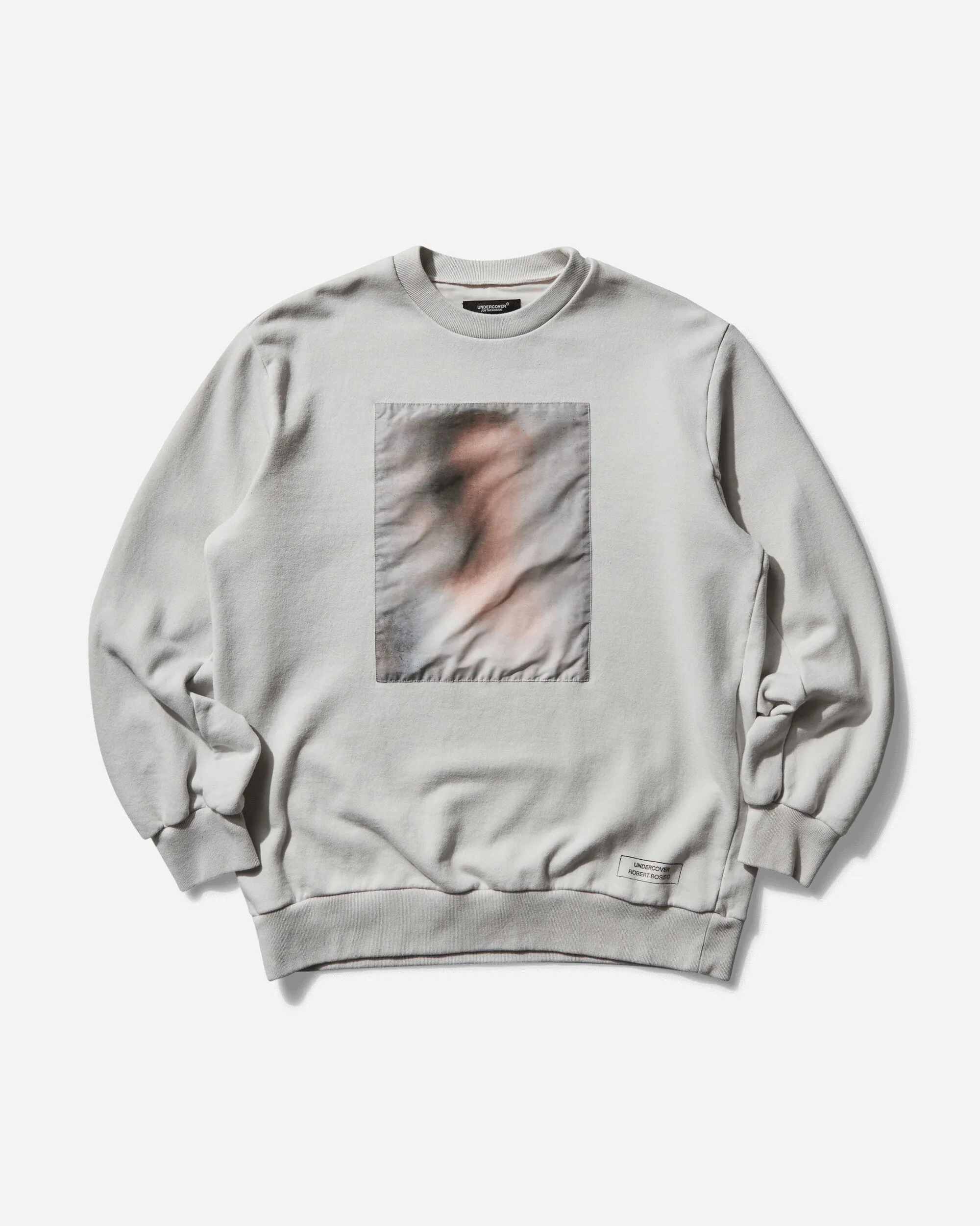 Men's Robert Bosisio Crewneck Sweatshirt Light Beige Gray