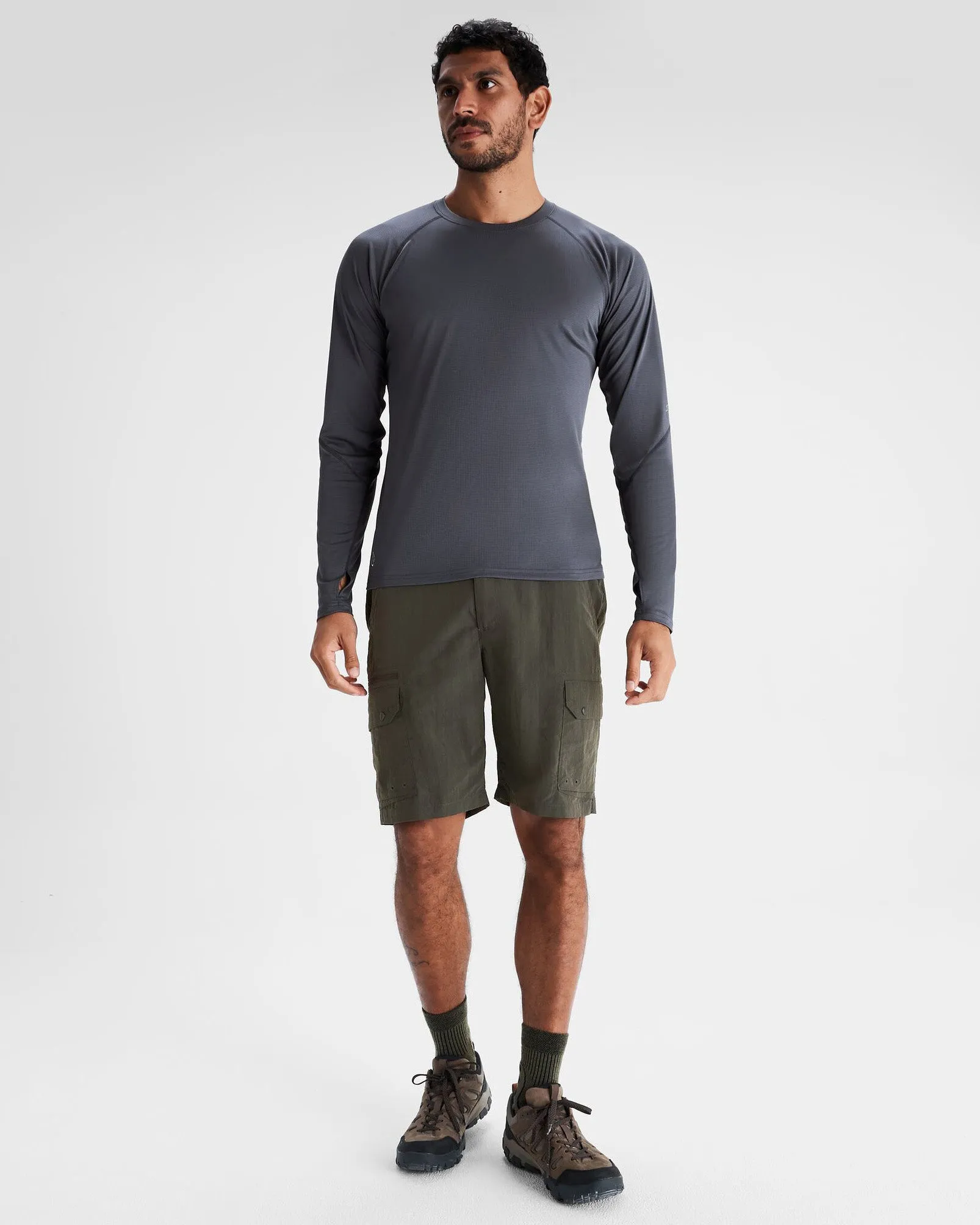 Men's SUN-Stopper LT Long Sleeve Top - Mid Navy