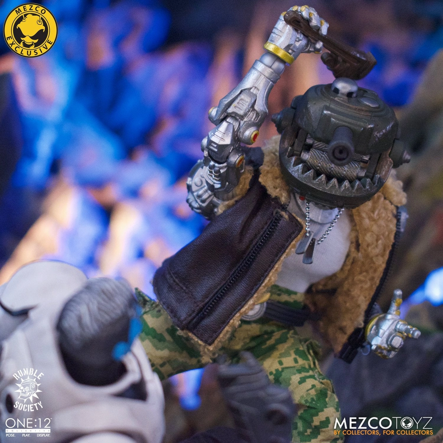 Mezco Toyz ONE:12 Rumble Society Hawk P-40 Action Figure Exclusive