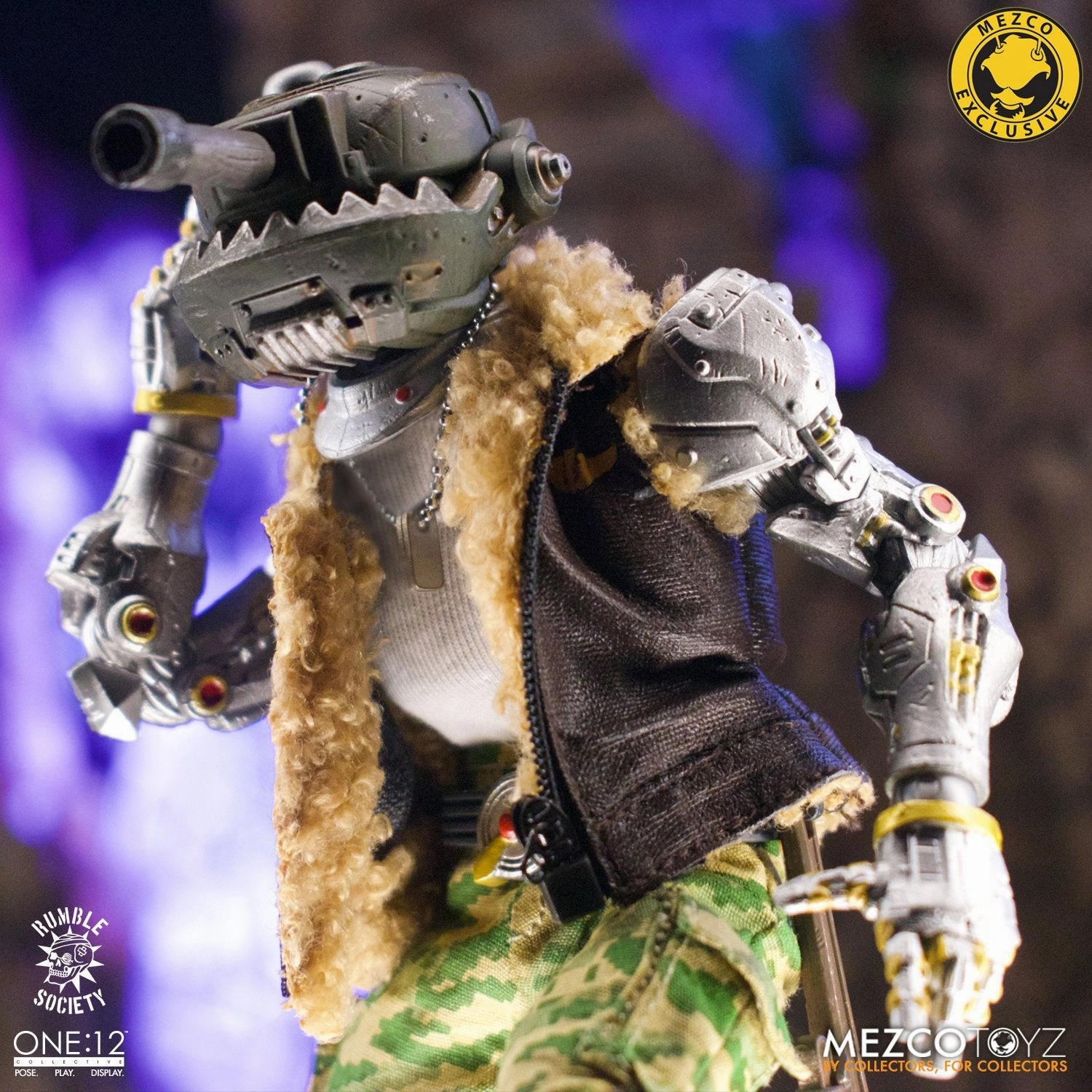 Mezco Toyz ONE:12 Rumble Society Hawk P-40 Action Figure Exclusive