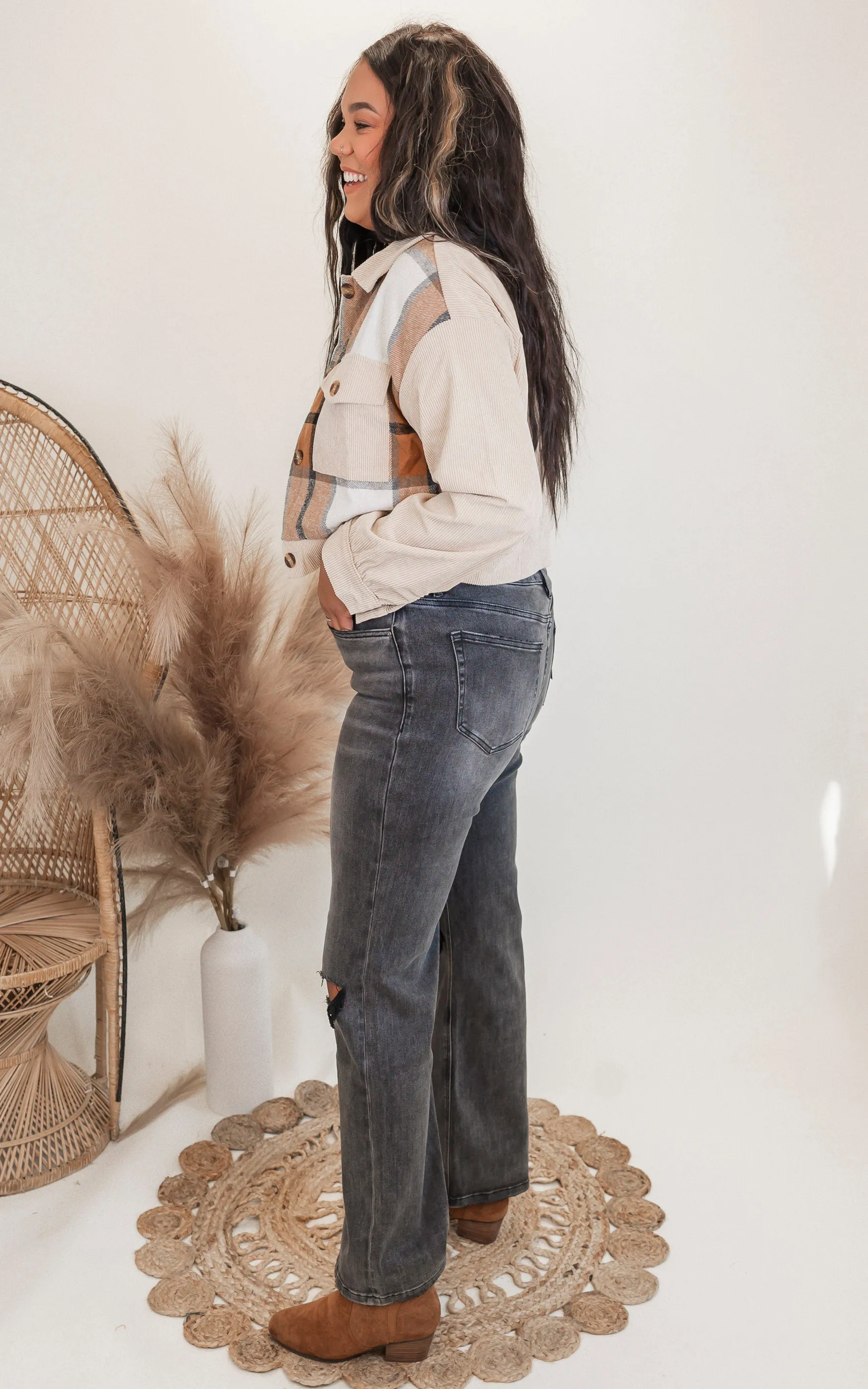 MICA | Super High Rise Wide Leg Denim Jean**- Finals Sale