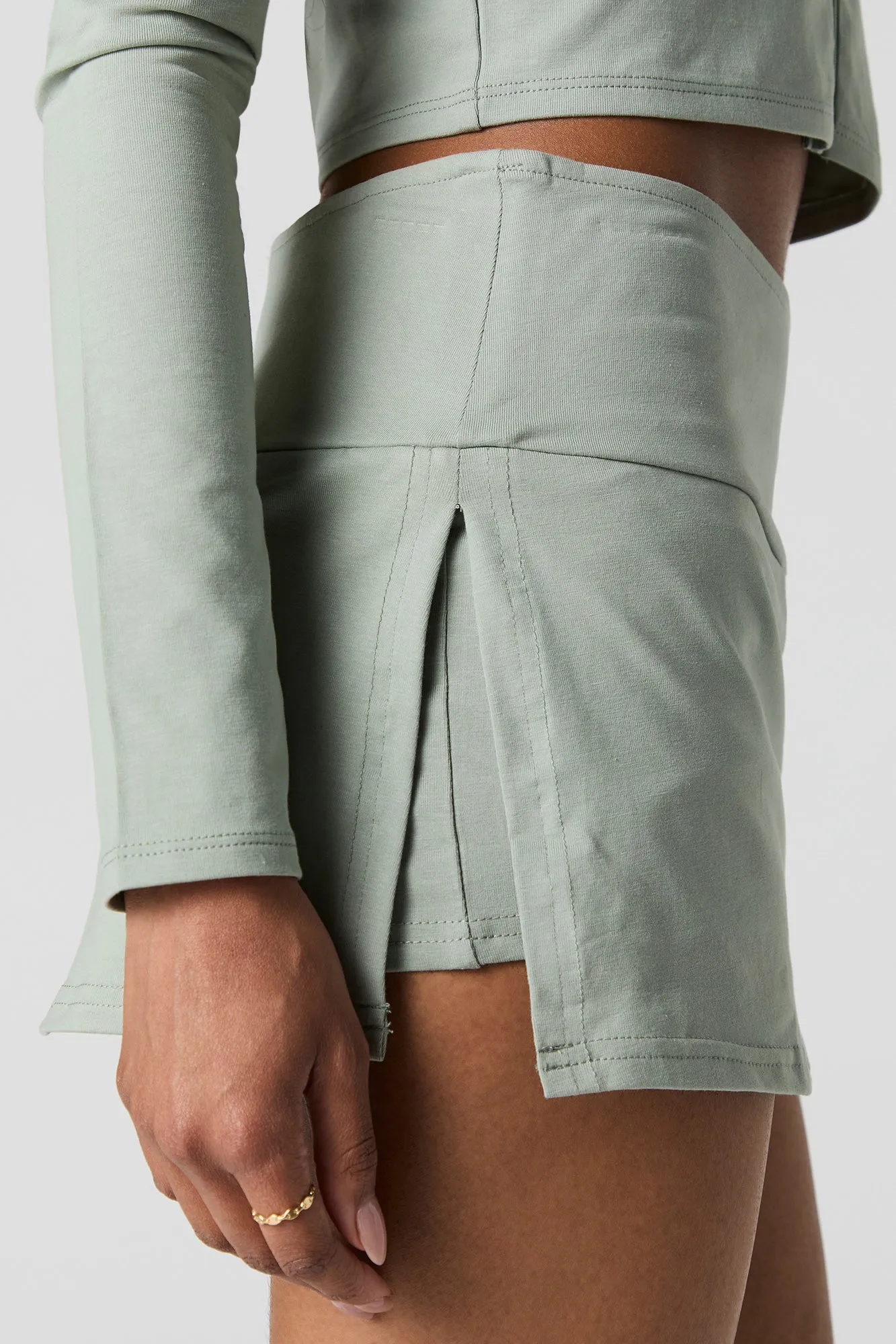 Minijupe-short Active avec fente