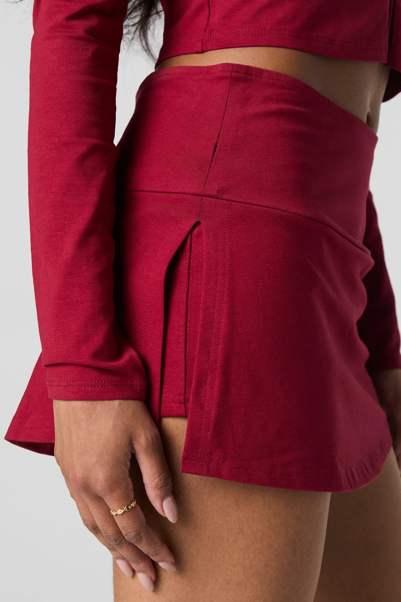 Minijupe-short Active avec fente