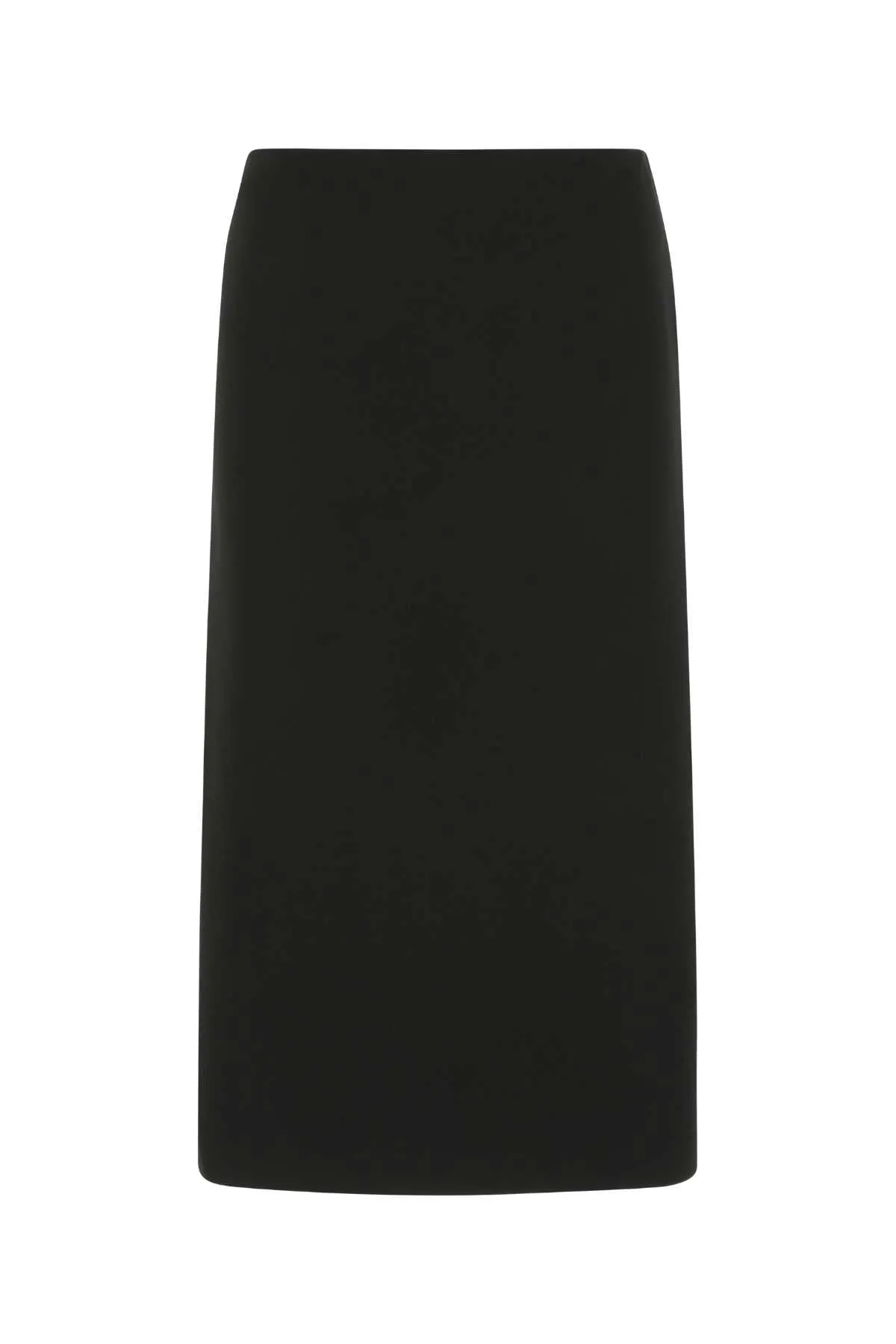 Miu Miu Low-Rise Straight Hem Midi Skirt