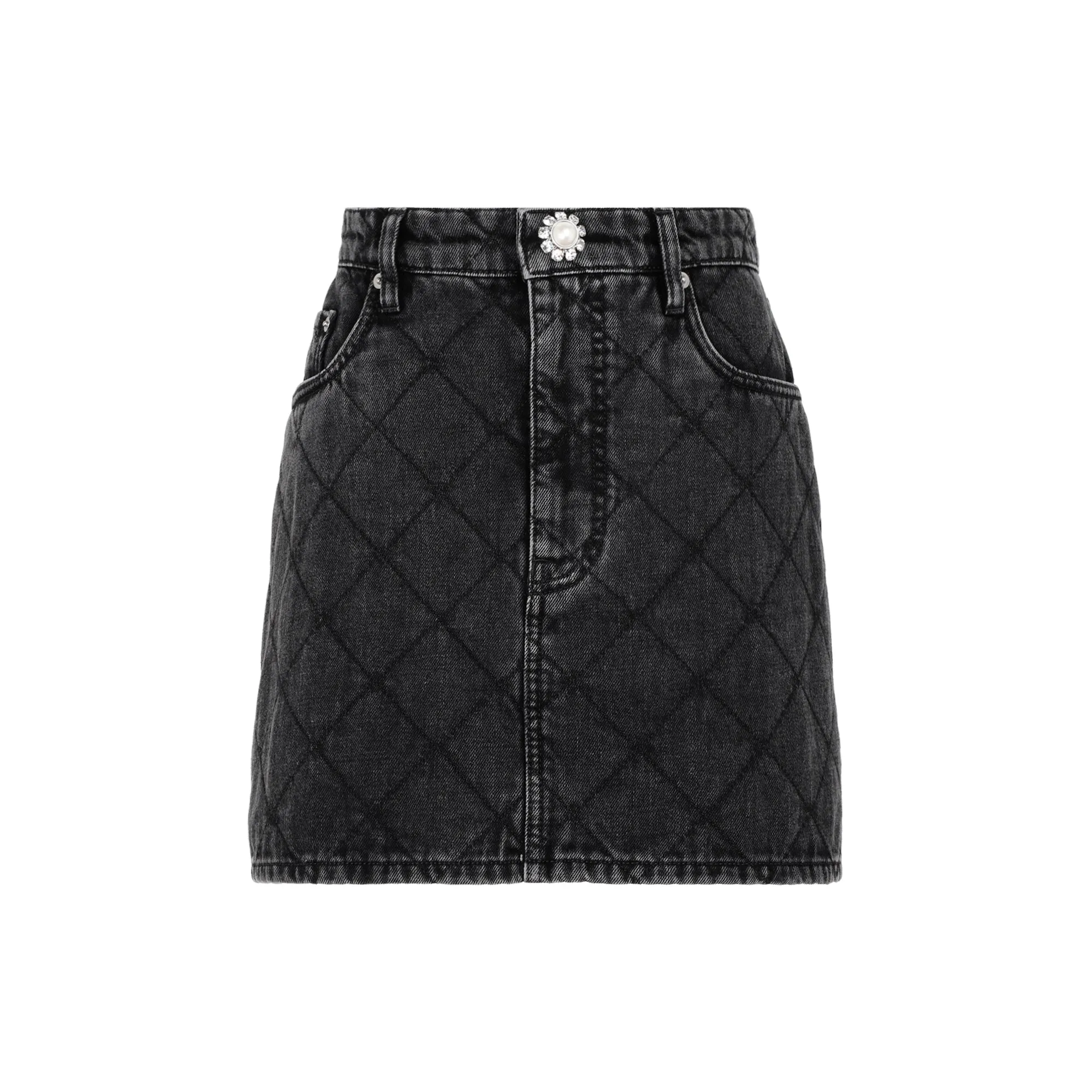 Miu Miu Quilted Mini Skirt