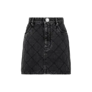 Miu Miu Quilted Mini Skirt