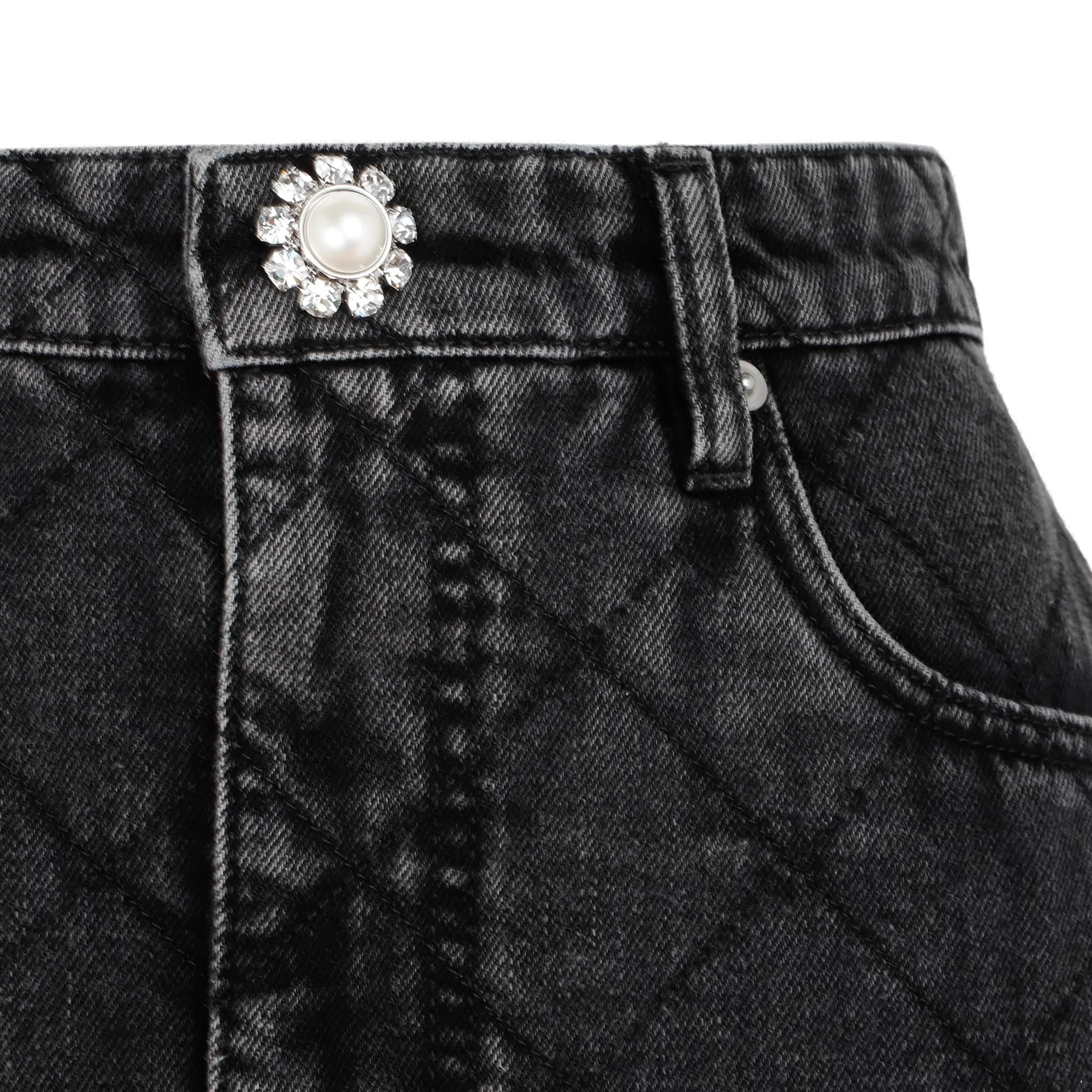 Miu Miu Quilted Mini Skirt
