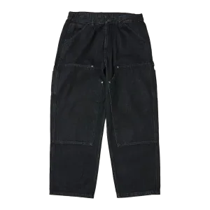 Nautica Japan Washed Double Knee Denim Pant Black