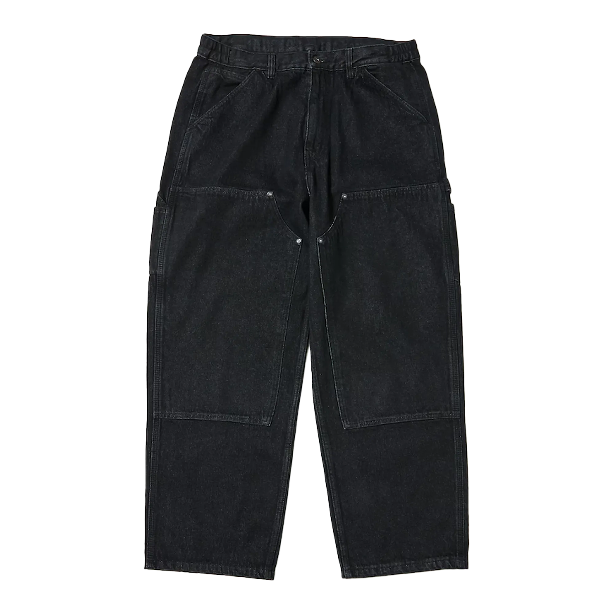 Nautica Japan Washed Double Knee Denim Pant Black