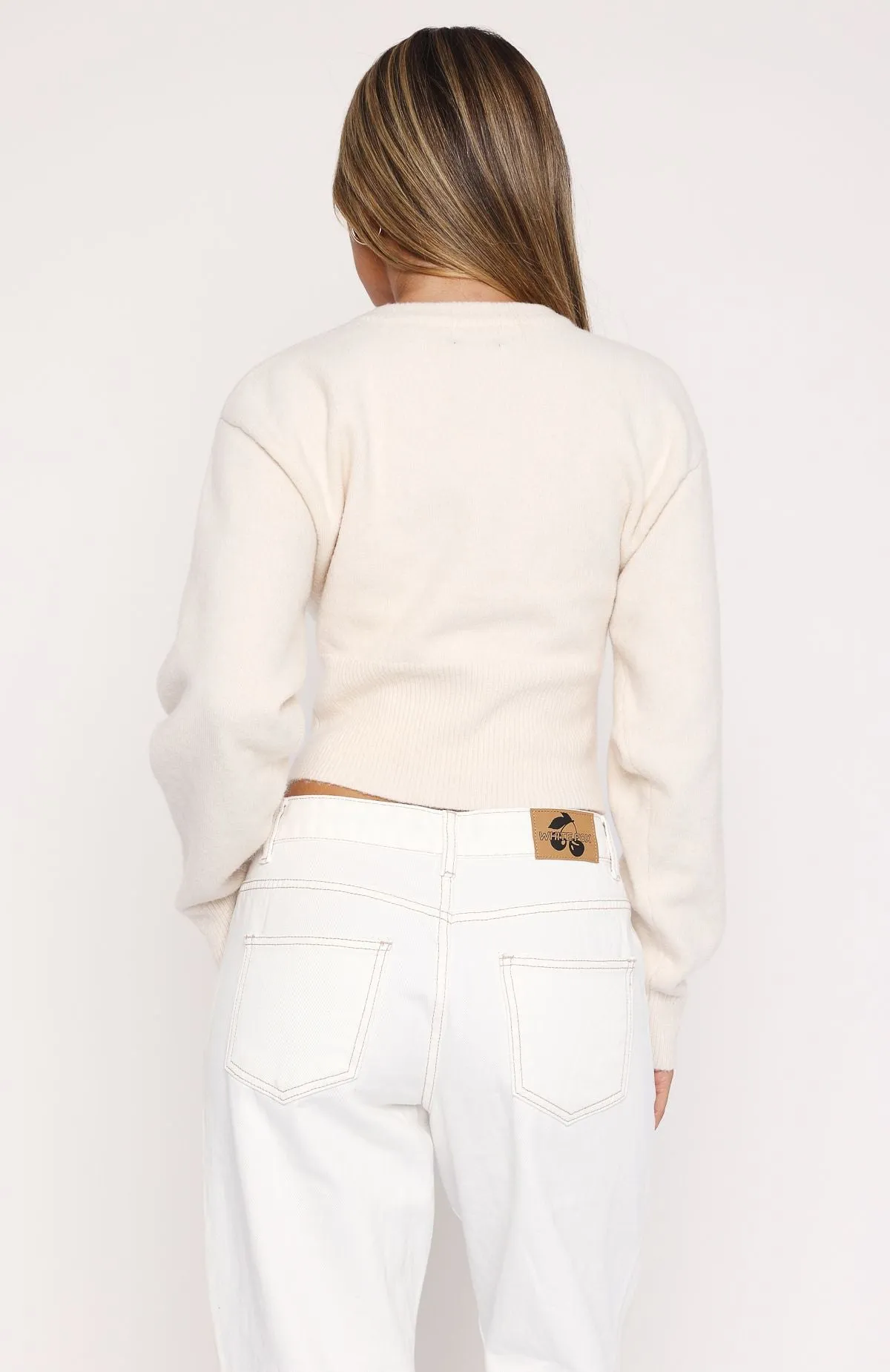 No Stoppin Me Knit Cardigan Cream