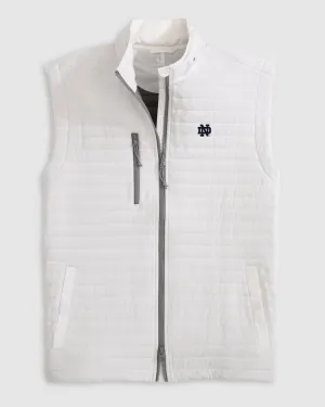 Notre Dame Crosswind Quilted Performance Vest