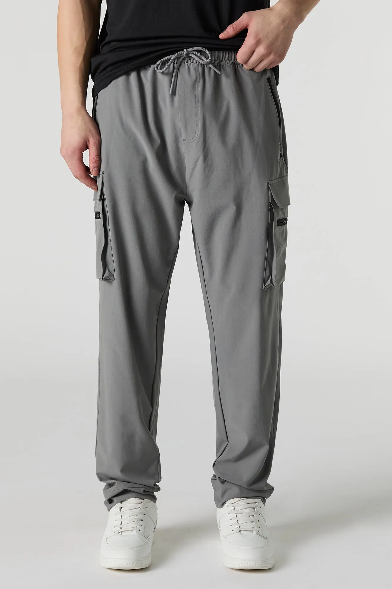 Pantalon cargo extensible à 4 sens avec taille coulissante Active