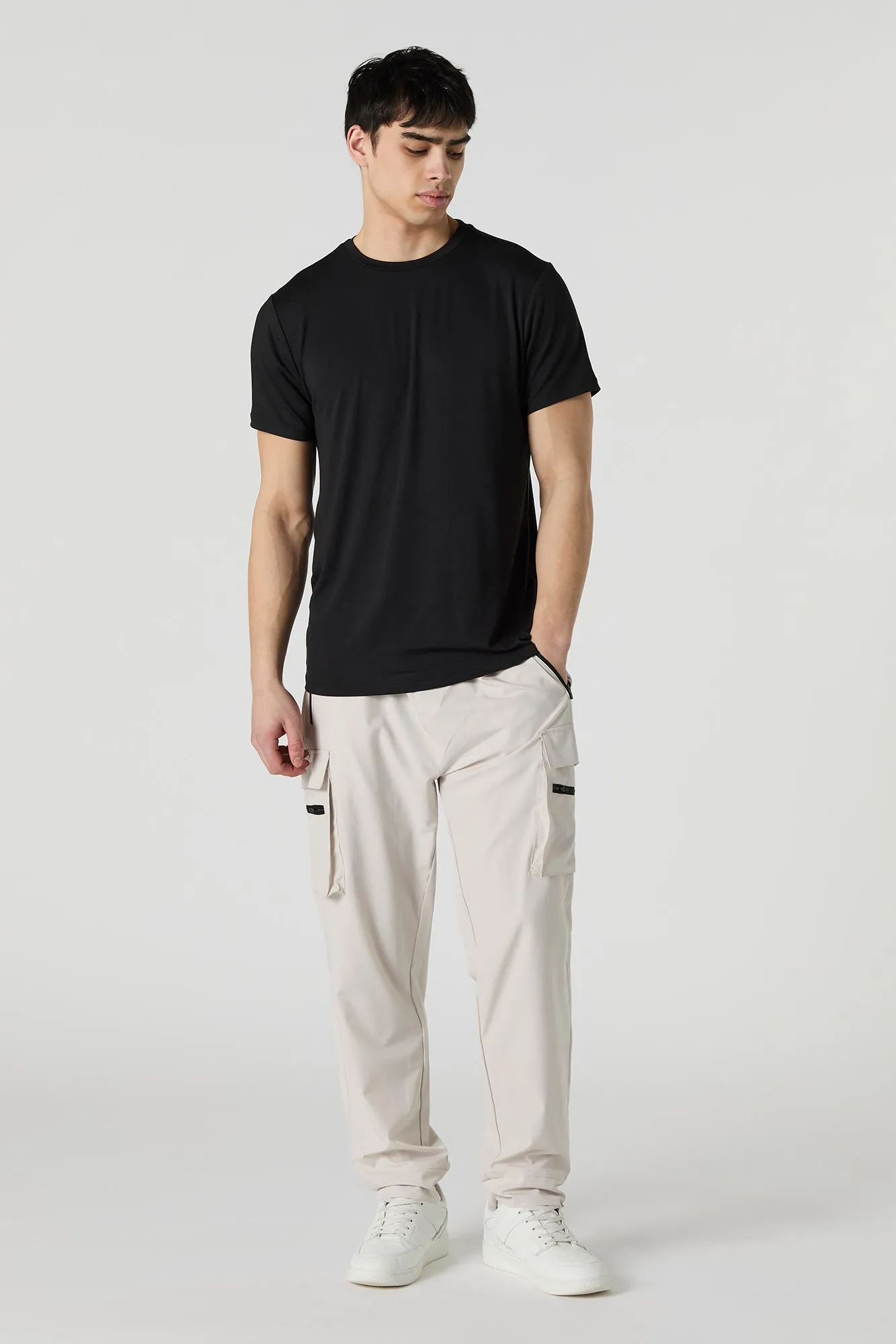 Pantalon cargo extensible à 4 sens avec taille coulissante Active