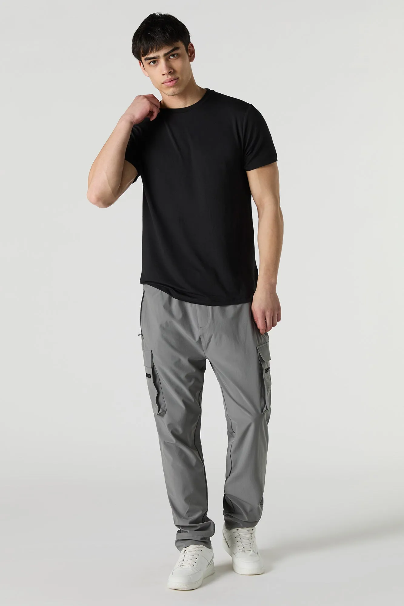 Pantalon cargo extensible à 4 sens avec taille coulissante Active