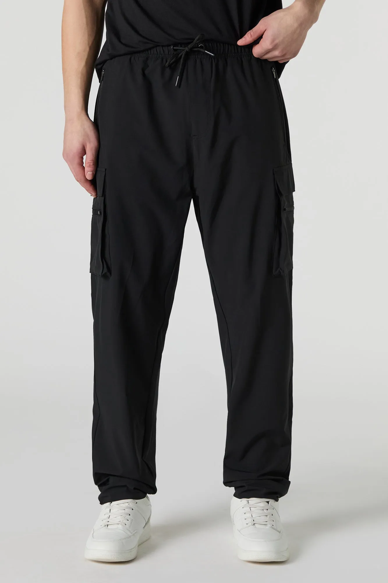 Pantalon cargo extensible à 4 sens avec taille coulissante Active