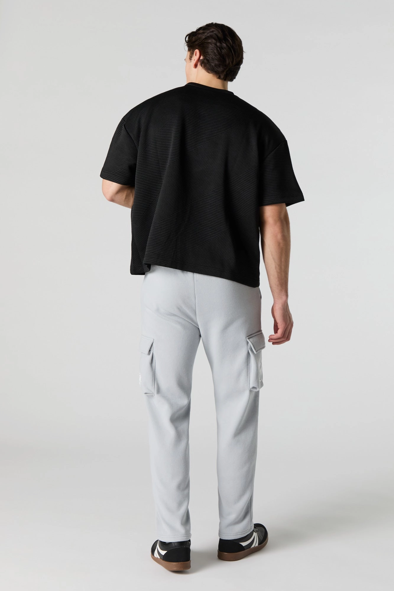 Pantalon cargo en molleton à imprimé Racing
