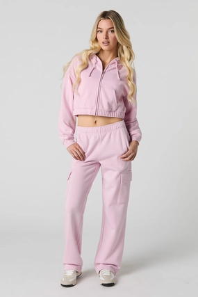 Pantalon d'entraînement cargo en molleton