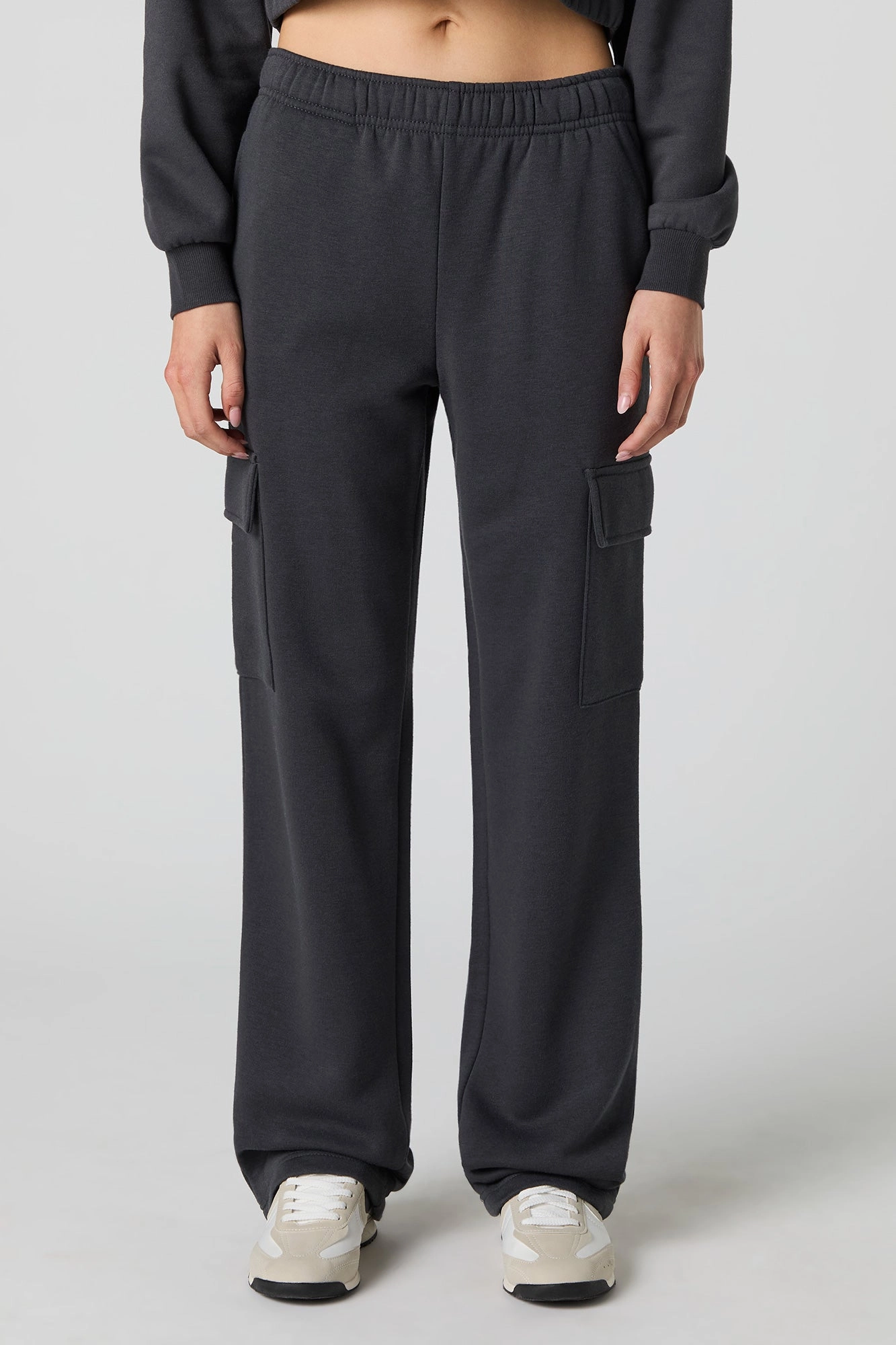 Pantalon d'entraînement cargo en molleton