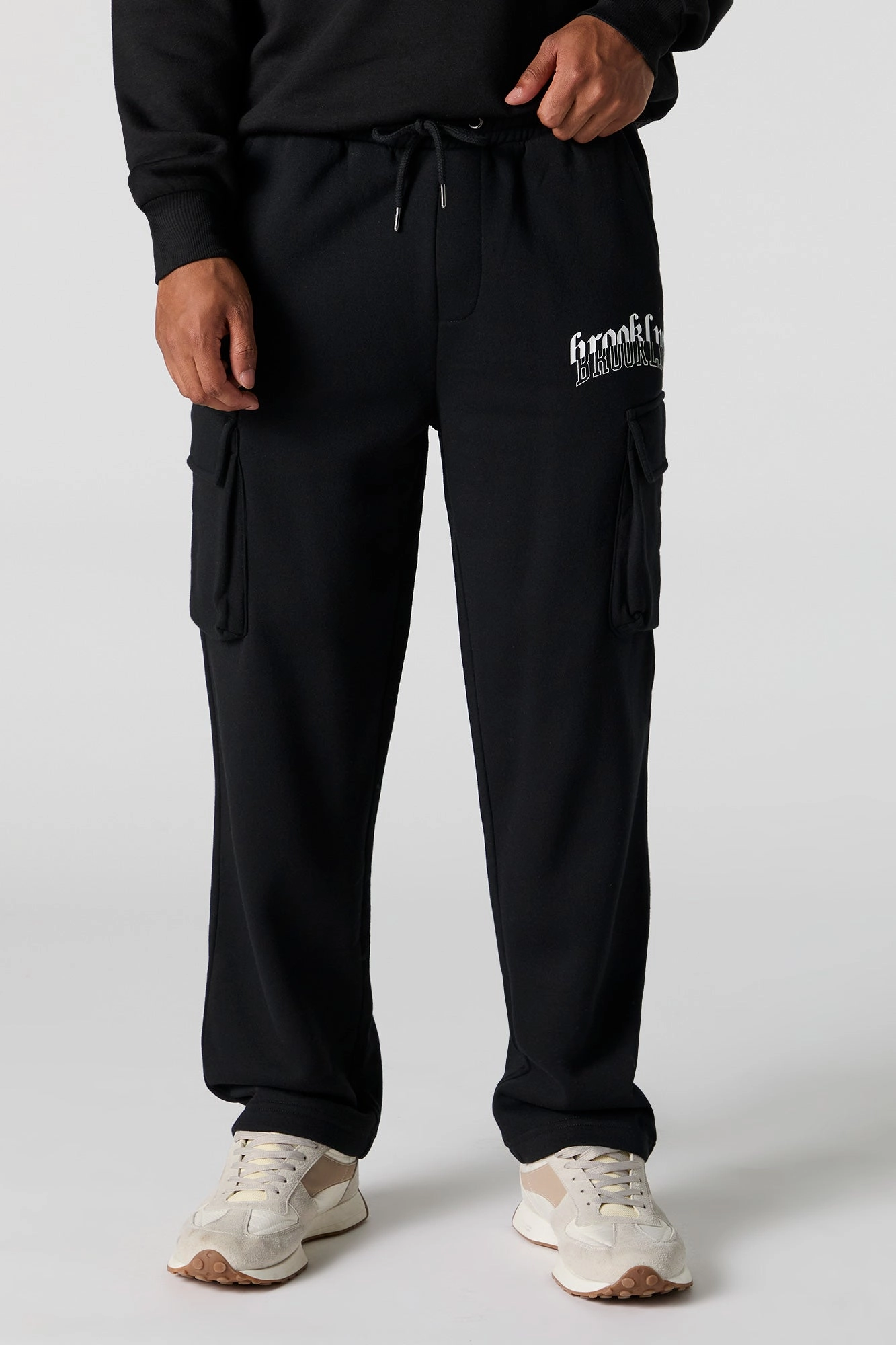 Pantalon d'entraînement cargo en molleton à imprimé City