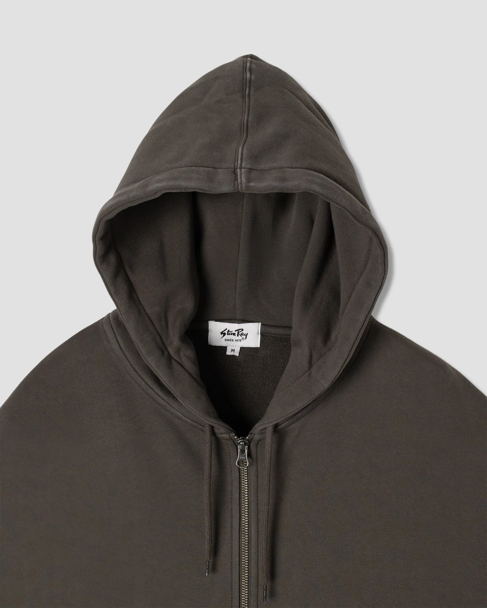 Patch Zip Hood (Washed Black)