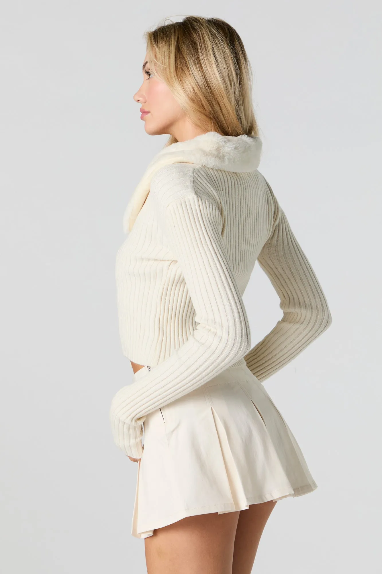 Pleated Mini Skort