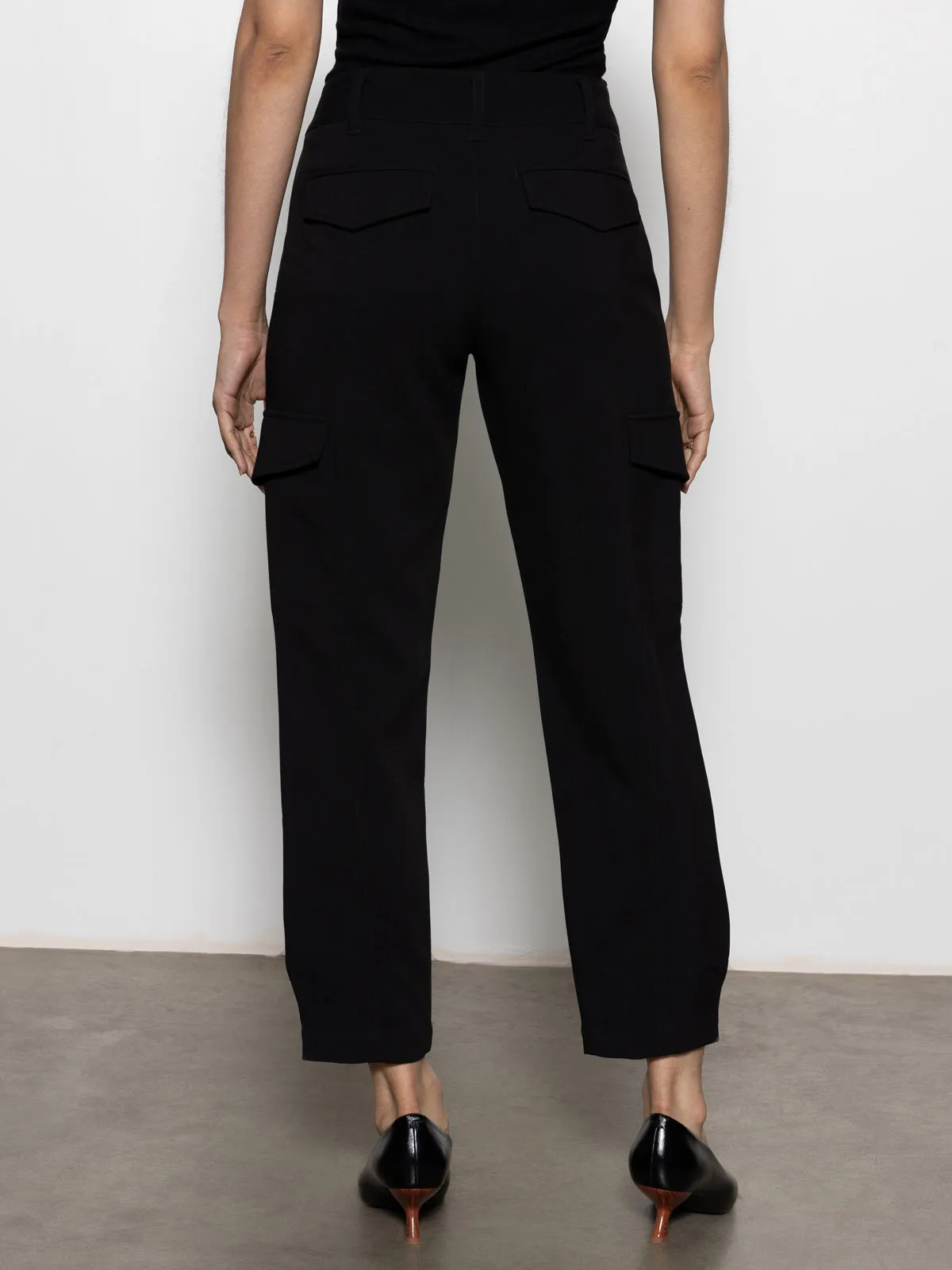 Polished Standard Rise Cargo Pant Black
