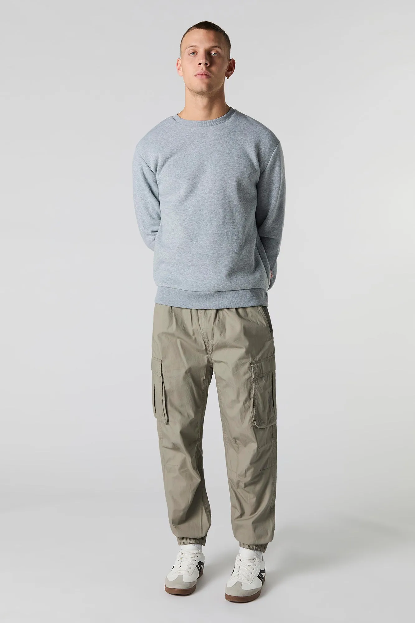 Poplin Cargo Jogger