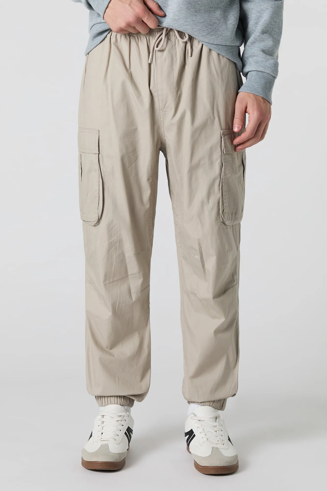 Poplin Cargo Jogger