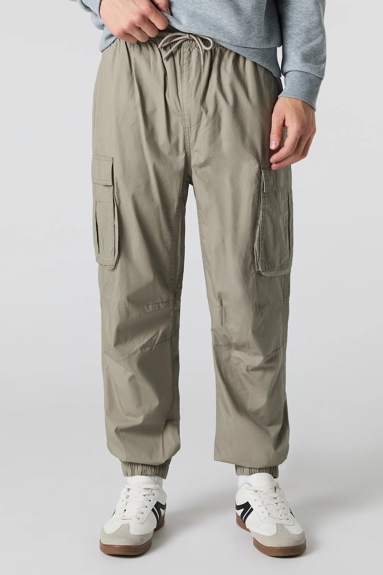 Poplin Cargo Jogger