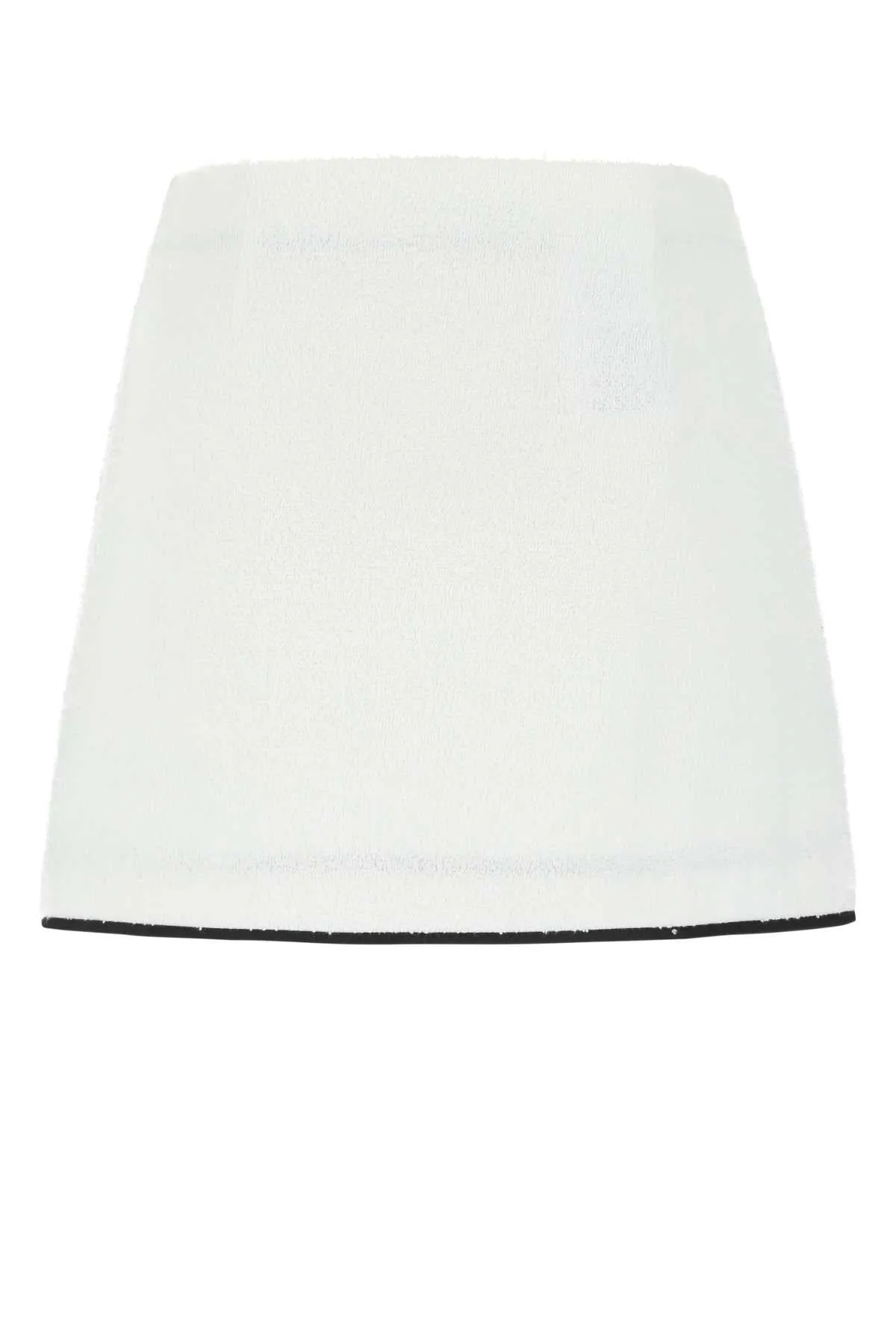 Prada Logo Plaque Mini Skirt