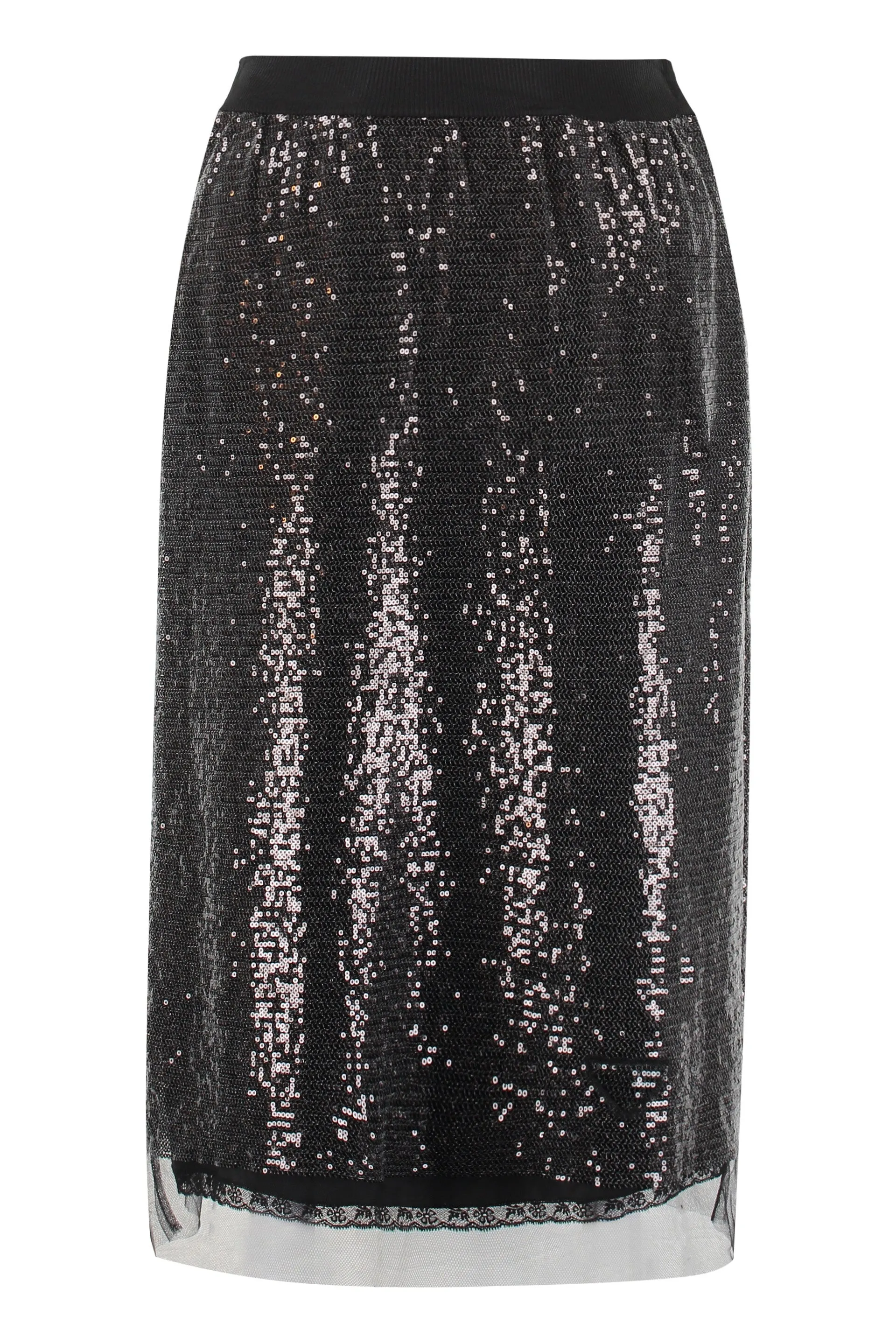 Prada Sequin Embellished Midi Skirt