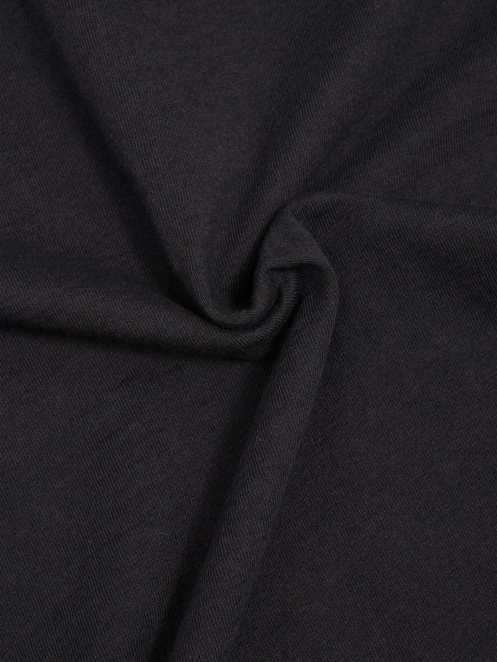Pure Blue Japan SS5011-BK Black Indigo Dyed Crewneck T-Shirt