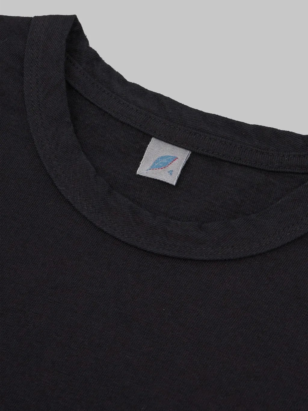 Pure Blue Japan SS5011-BK Black Indigo Dyed Crewneck T-Shirt