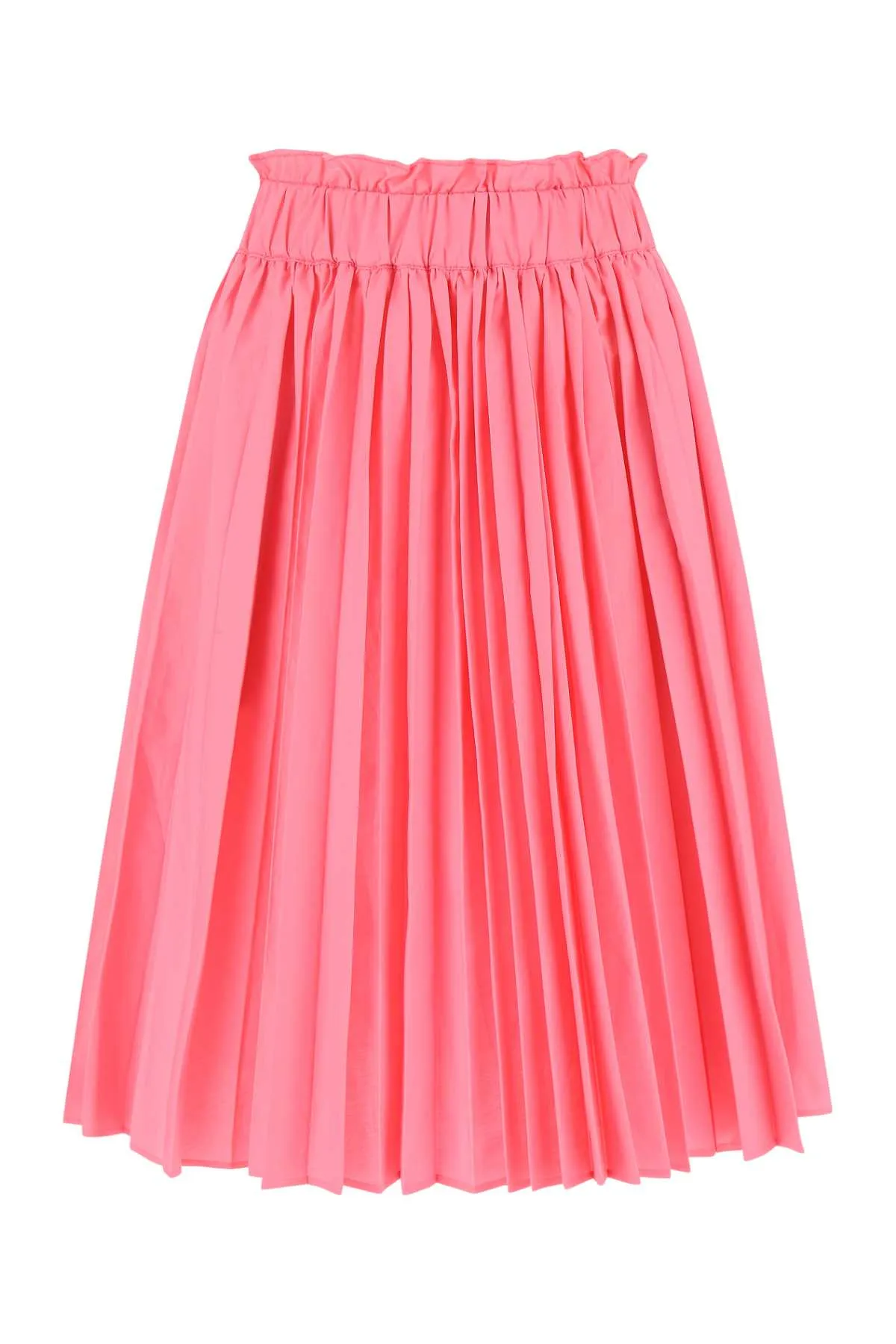 REDValentino Pleated A-Line Midi Skirt
