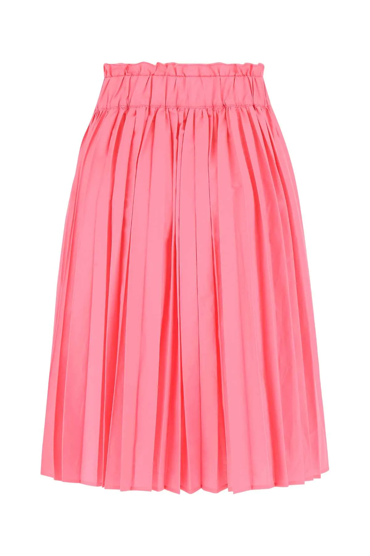 REDValentino Pleated A-Line Midi Skirt
